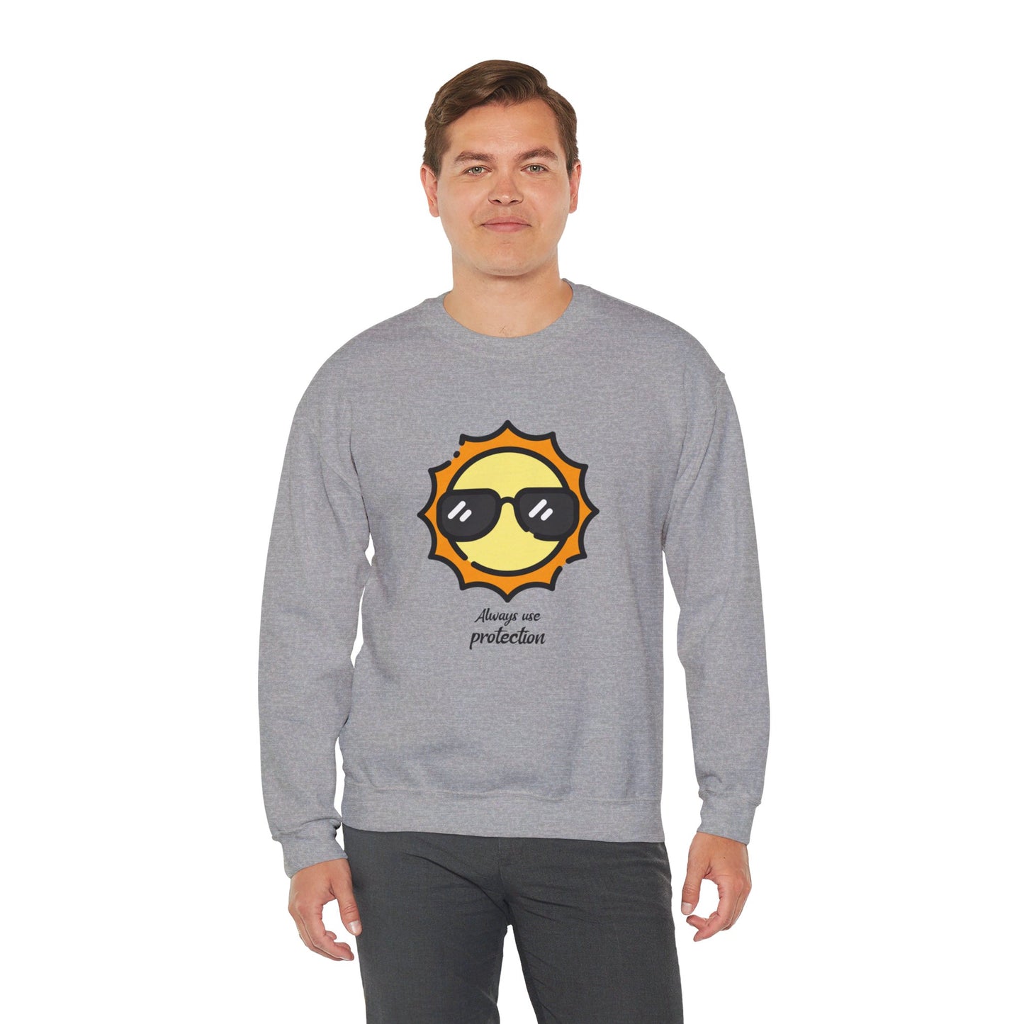 Always Use Protection Crewneck Sweatshirt