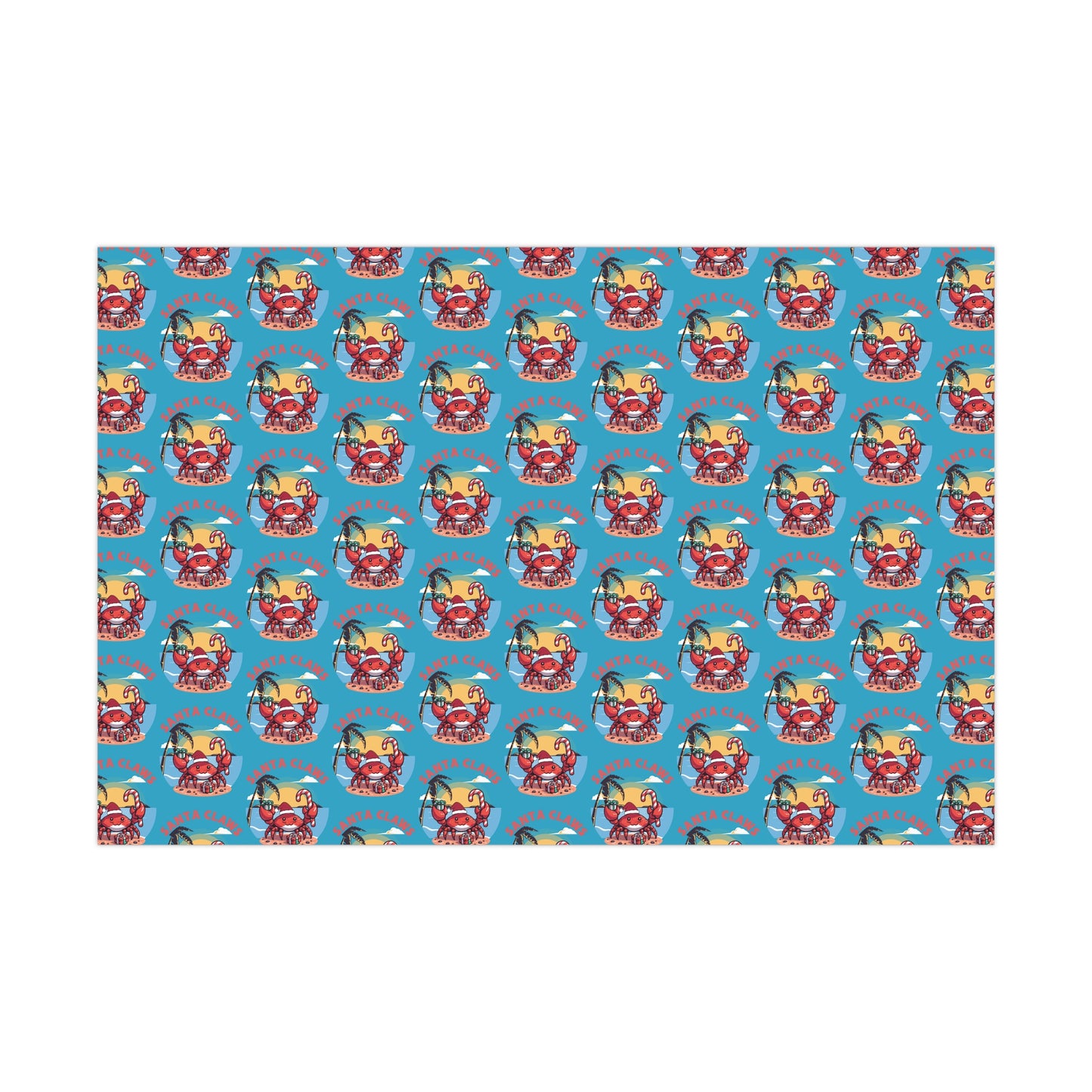 Holiday Gift Wrap - Santa Claws