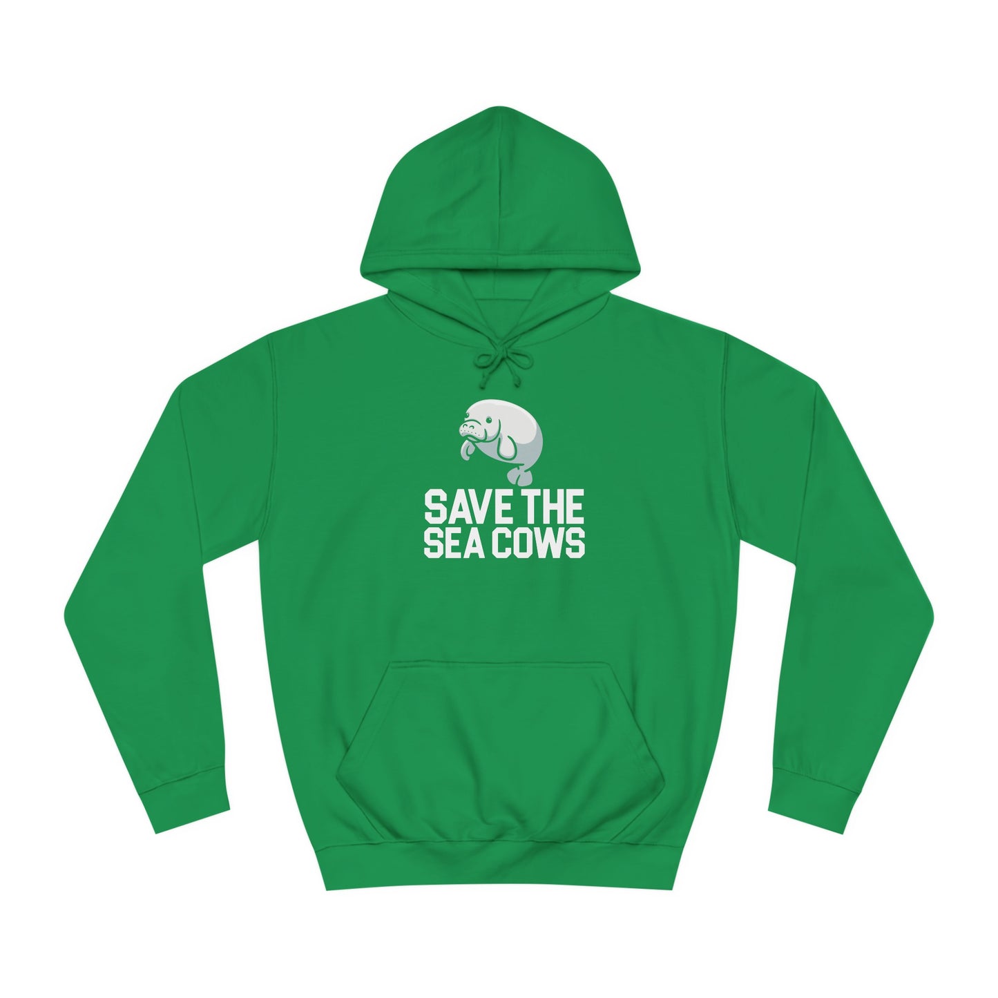 Save the Sea Cows (Manatees) Hooded Sweatshirt