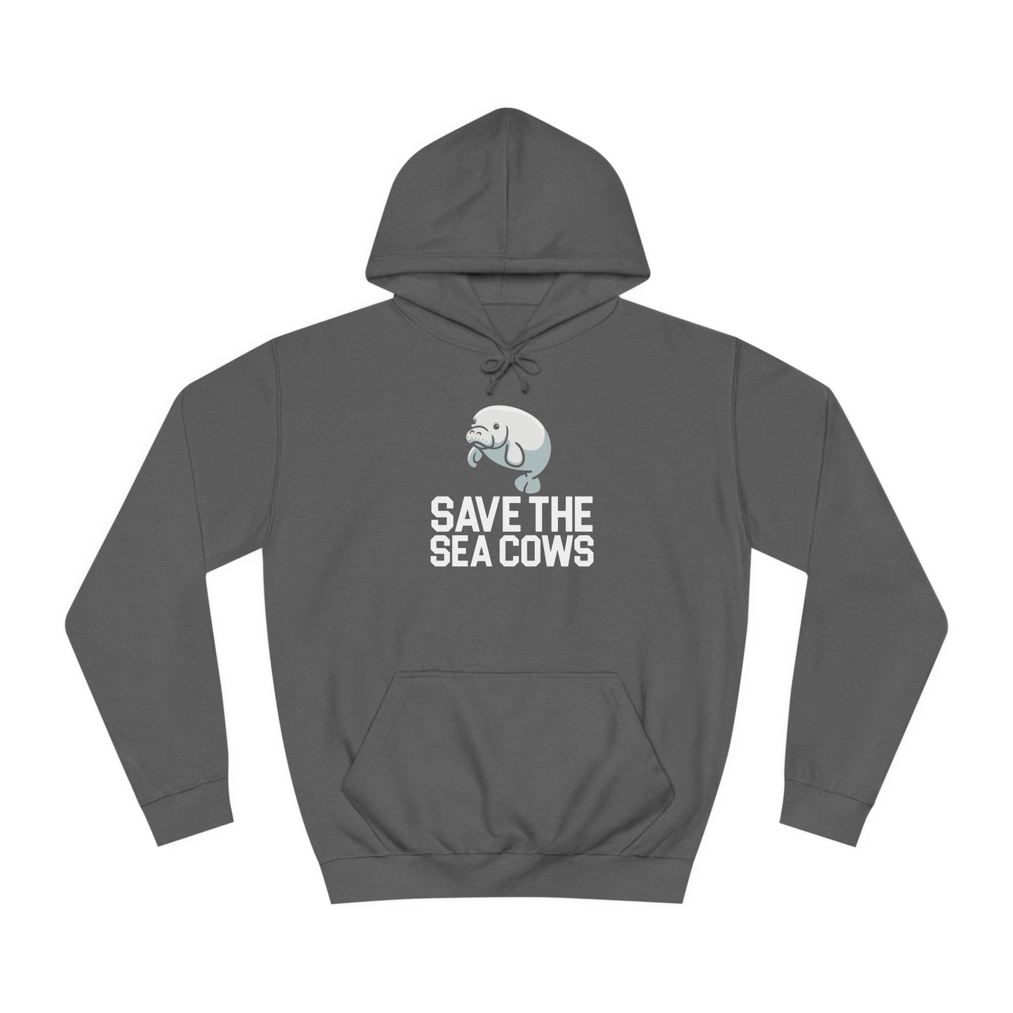 Save the Sea Cows (Manatees) Hooded Sweatshirt