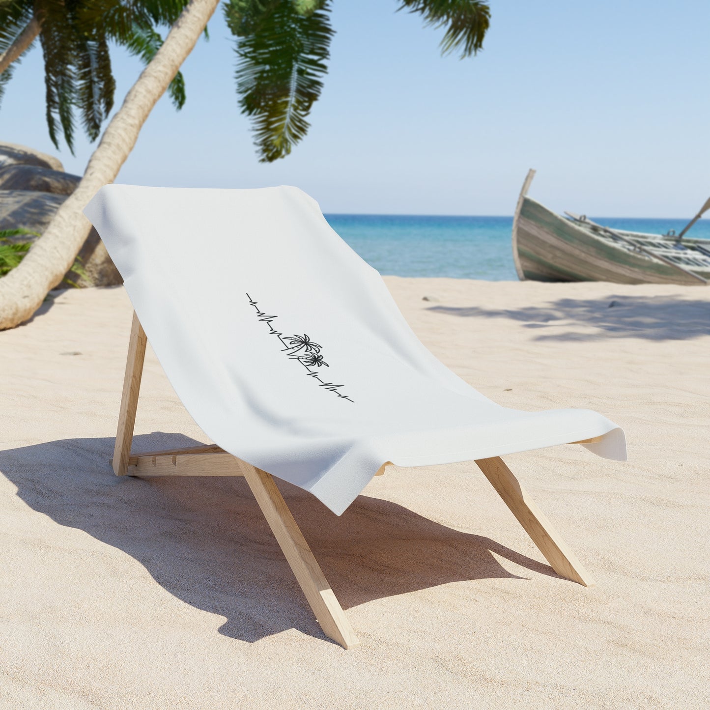 Palm Life Beach Towel