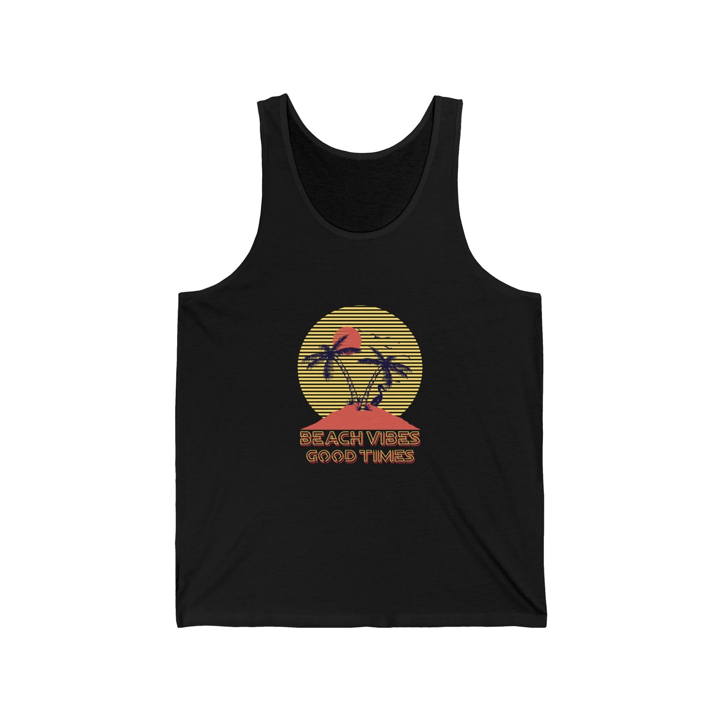 Beach Vibes Good Times Jersey Tank