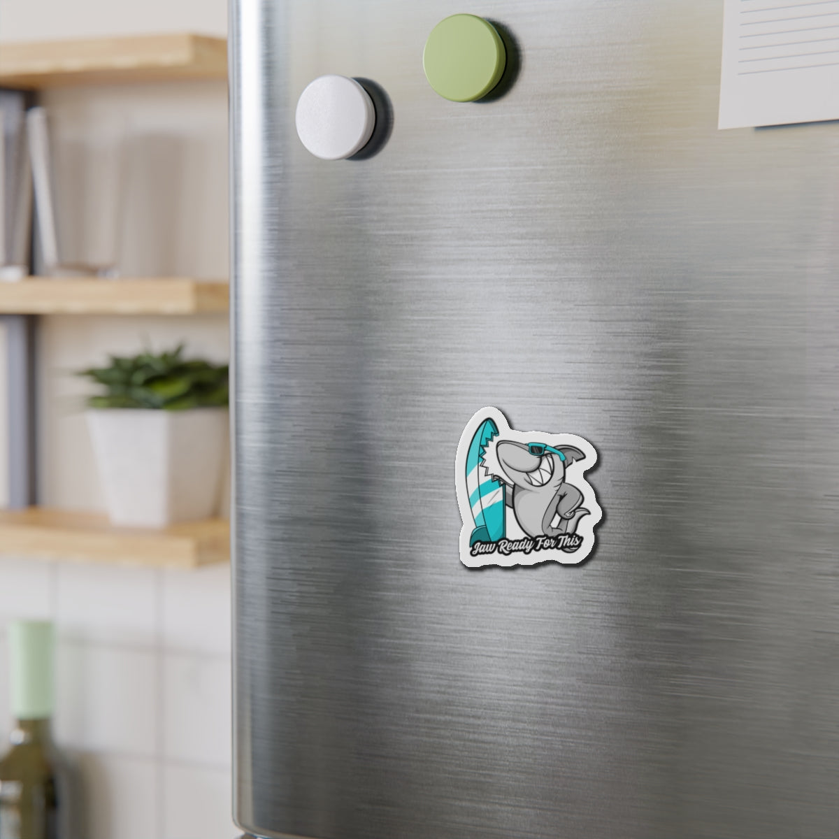 Jaw Ready for this Die-Cut Magnets