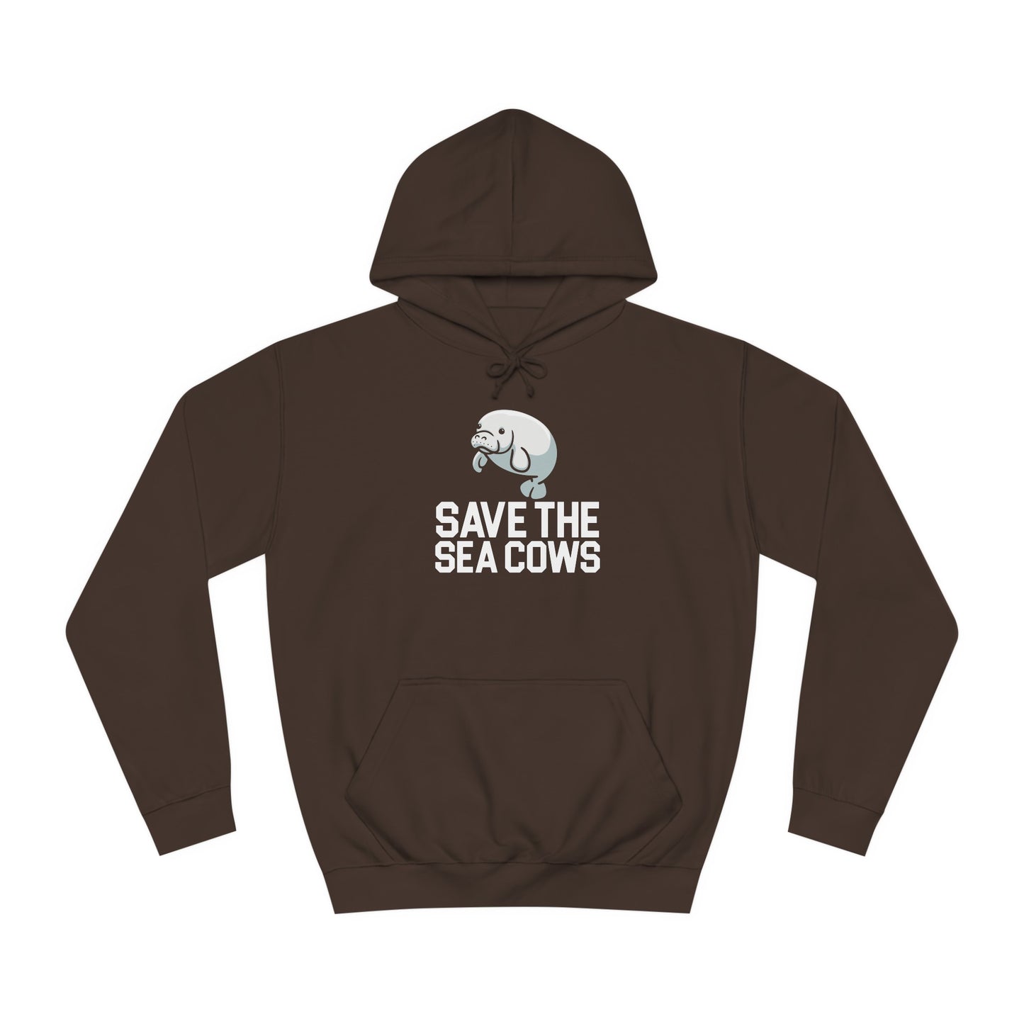 Save the Sea Cows (Manatees) Hooded Sweatshirt