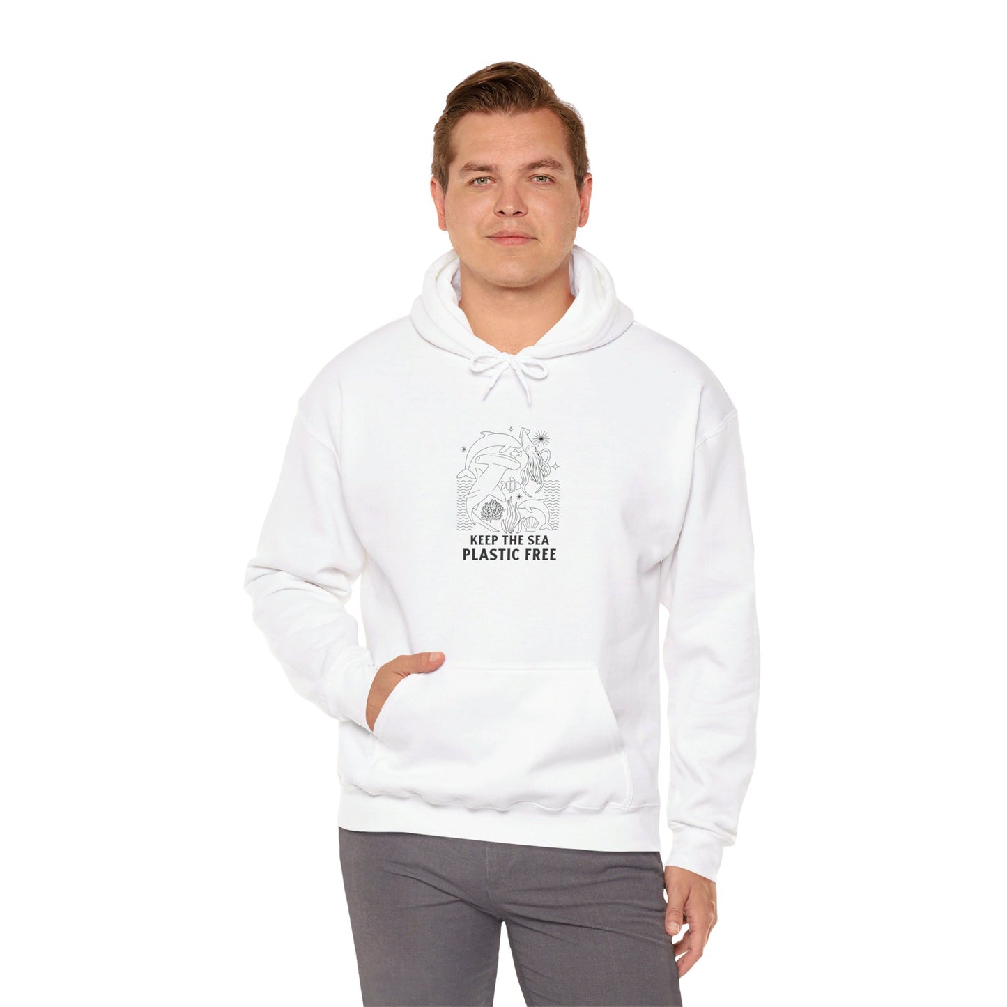 Keep The Sea Plastic Free Hooded Sweatshirt