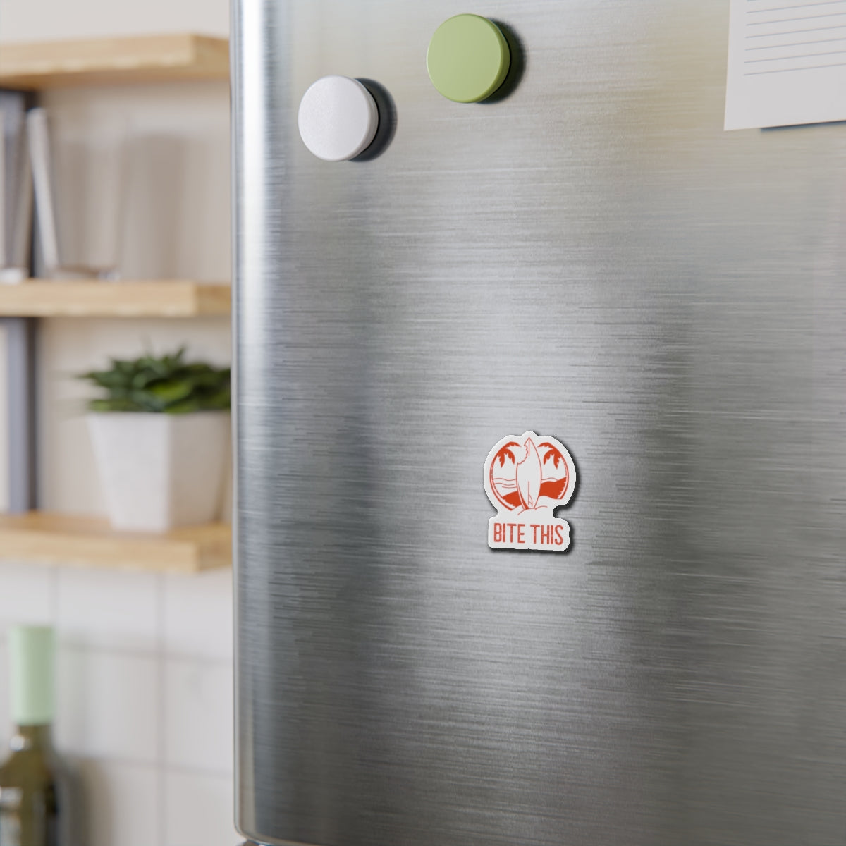 Bite this Die-Cut Magnets