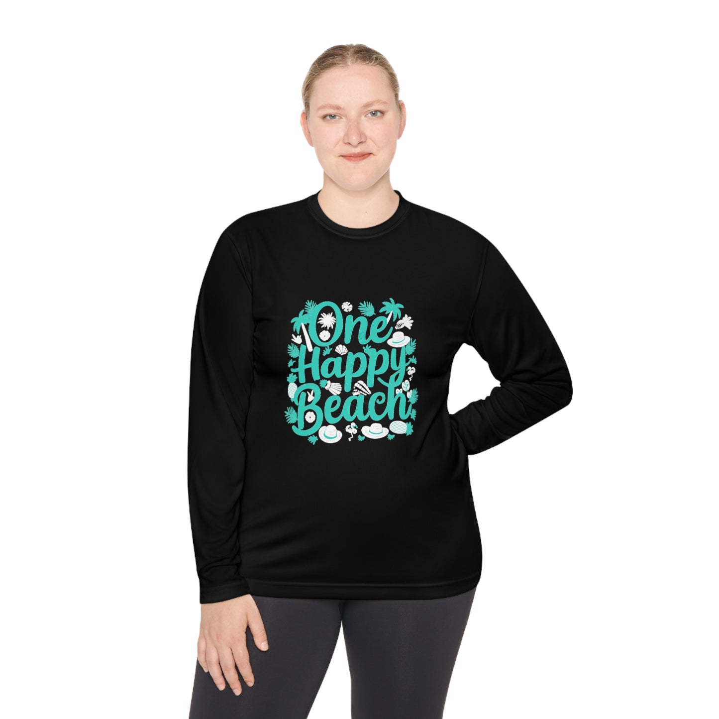 One Happy Beach Lightweight Long Sleeve Fishing Tee