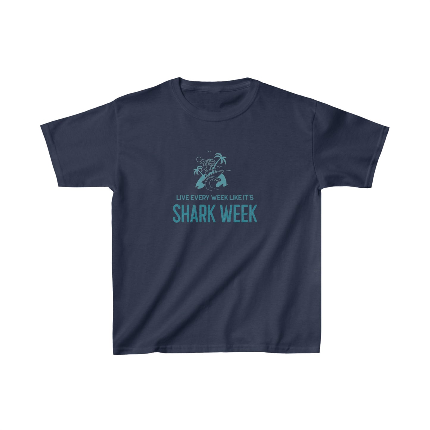 Live Every Week like its shark Week Kids T-Shirt