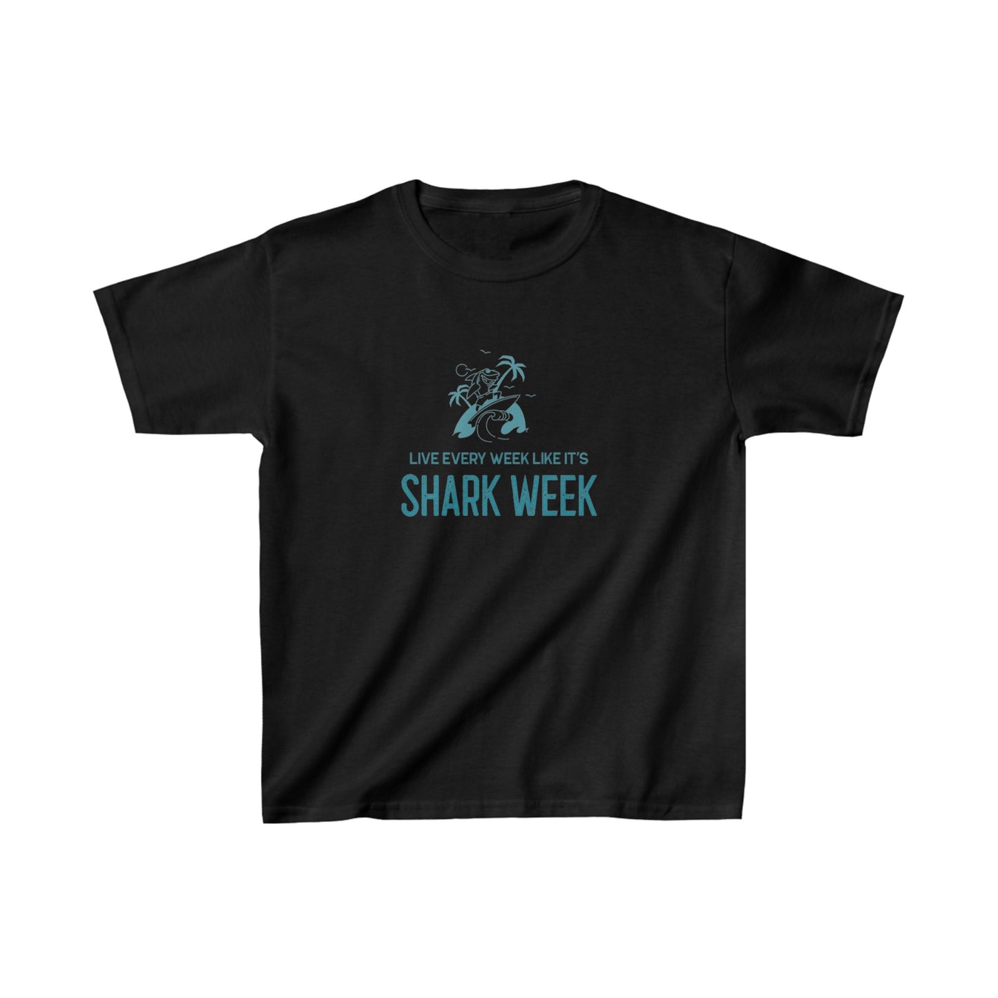 Live Every Week like its shark Week Kids T-Shirt