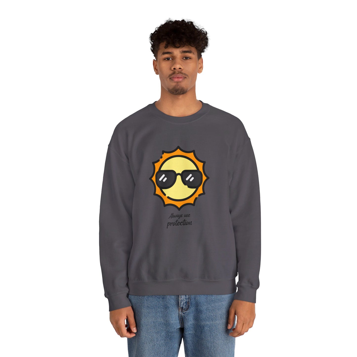Always Use Protection Crewneck Sweatshirt
