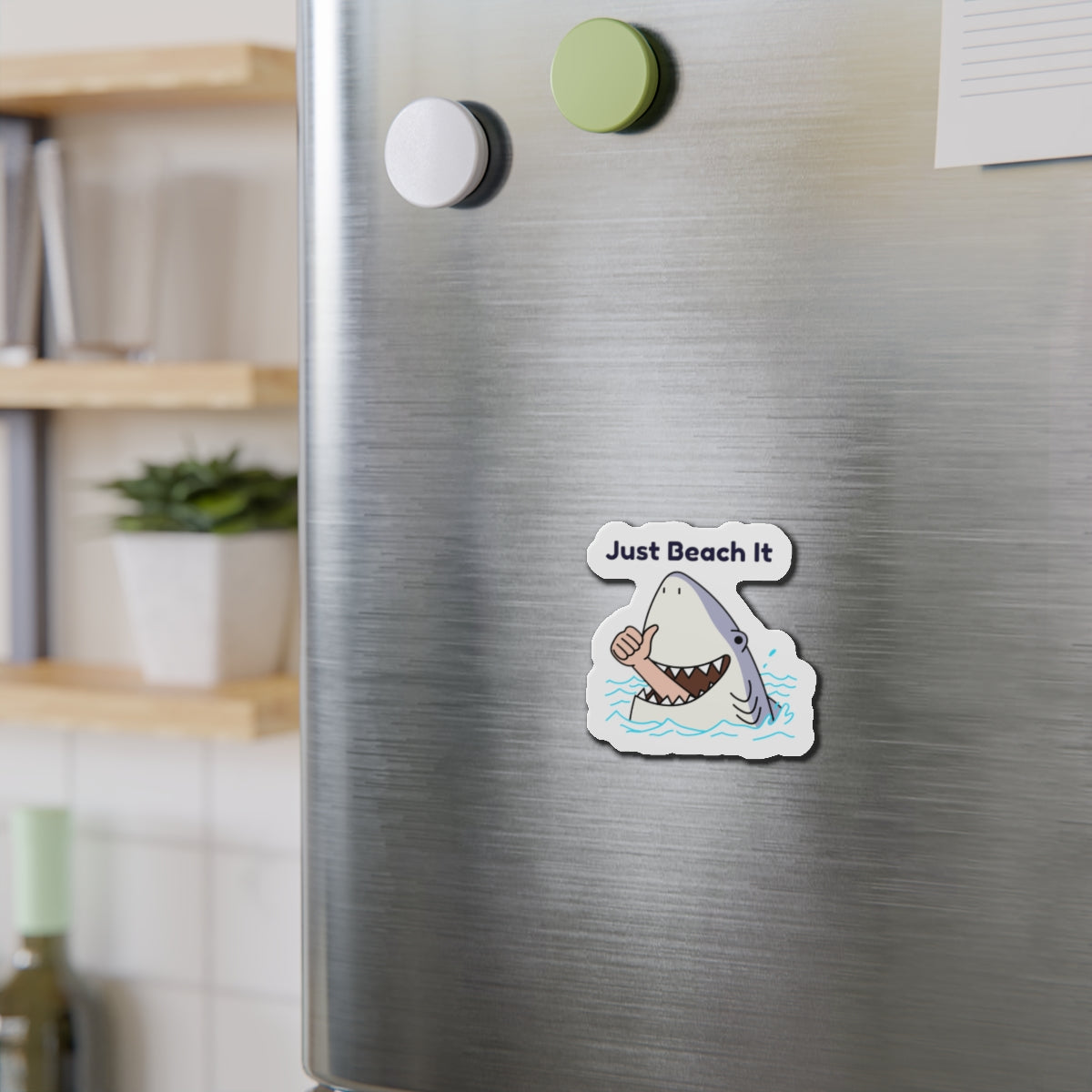 Just Beach It Die-Cut Magnets