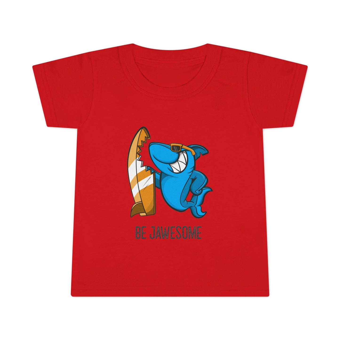 Be Jawesome (Surfing Shark) Toddler T-shirt