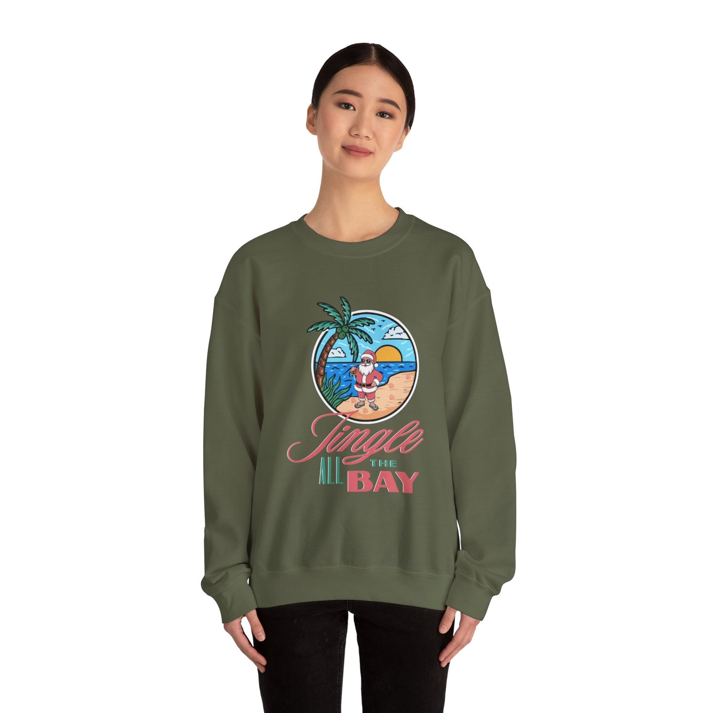 Unisex Crewneck Sweatshirt - Jingle All the Bay Design