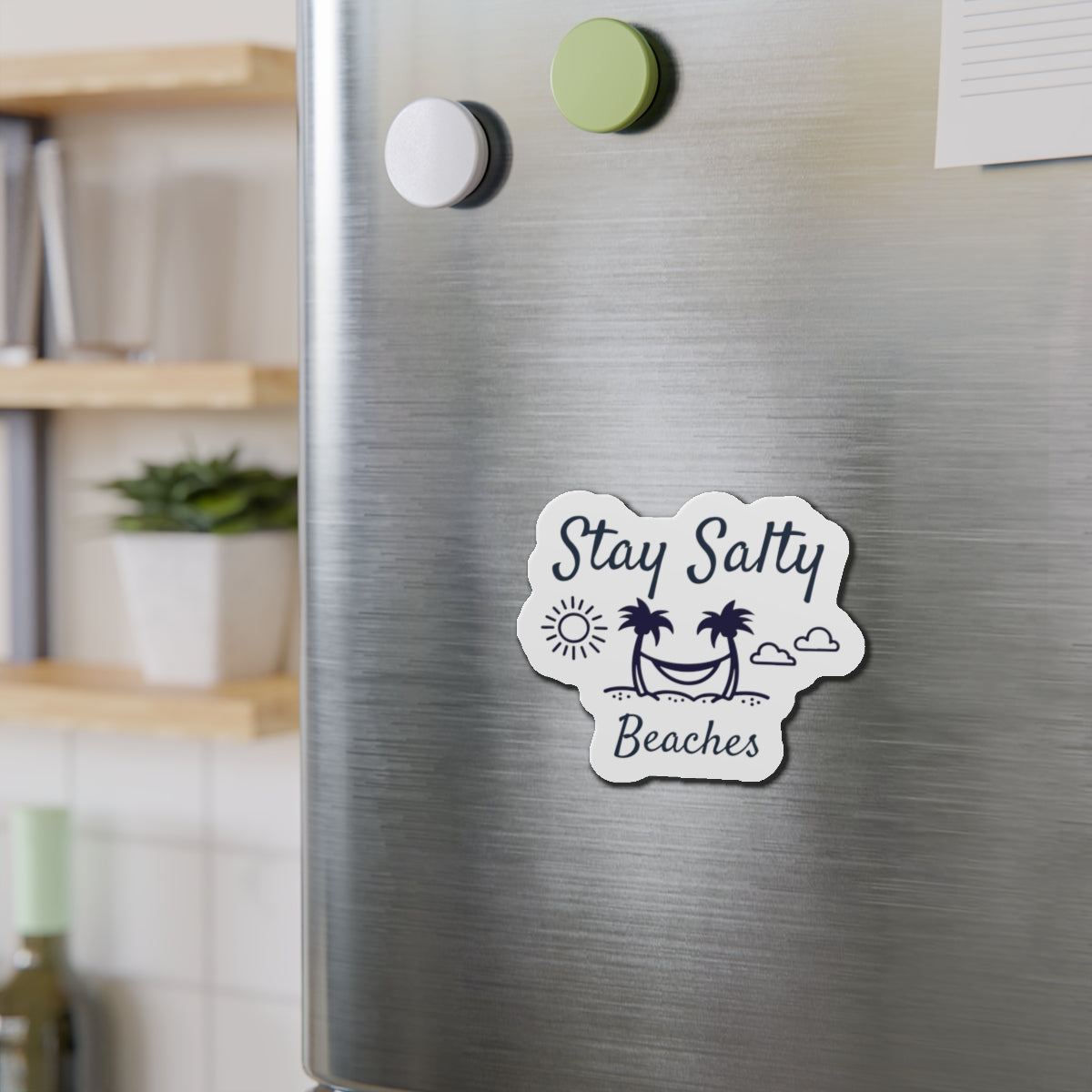 Stay Salty Beaches Die-Cut Magnets