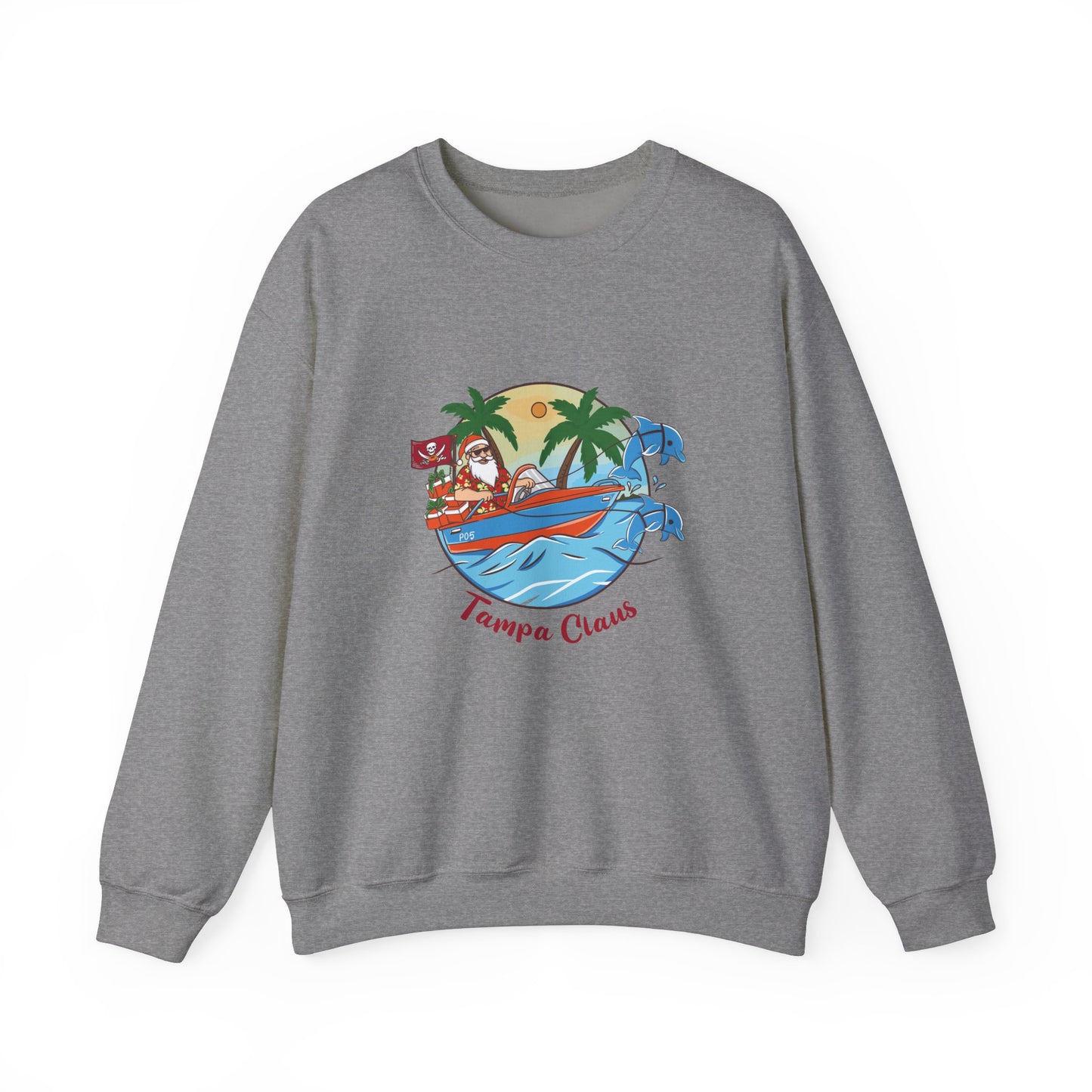 Unisex Crewneck Sweatshirt - Tampa Claus Design