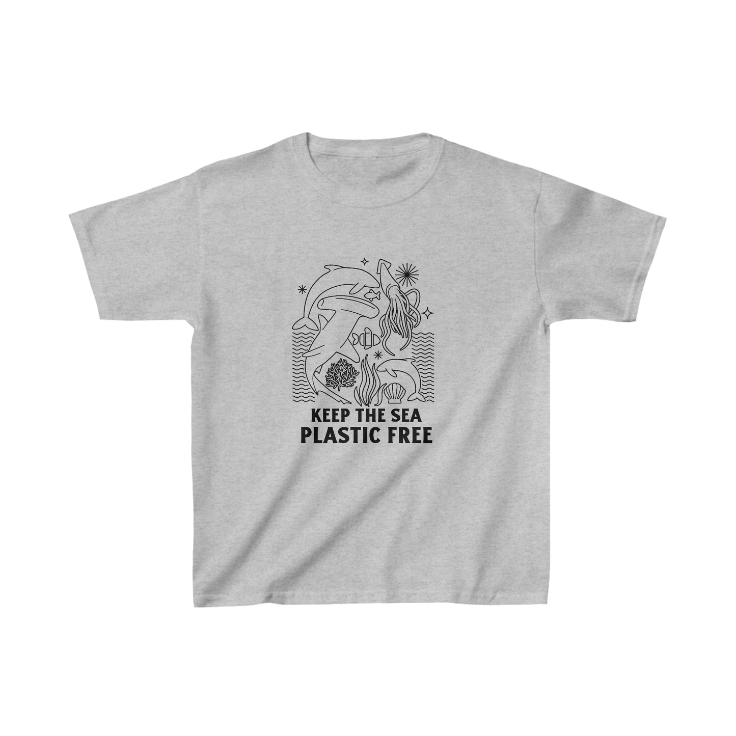 Keep the Sea Plastic Free Kids T-Shirt