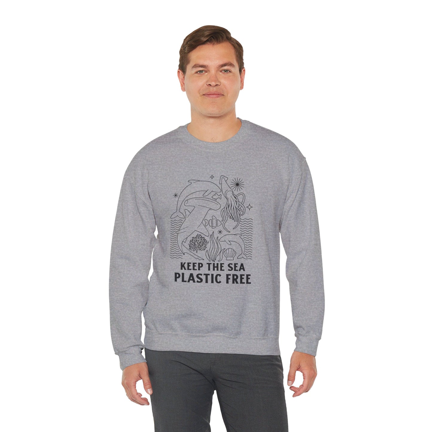 Keep the Sea Plastic Free Crewneck Sweatshirt