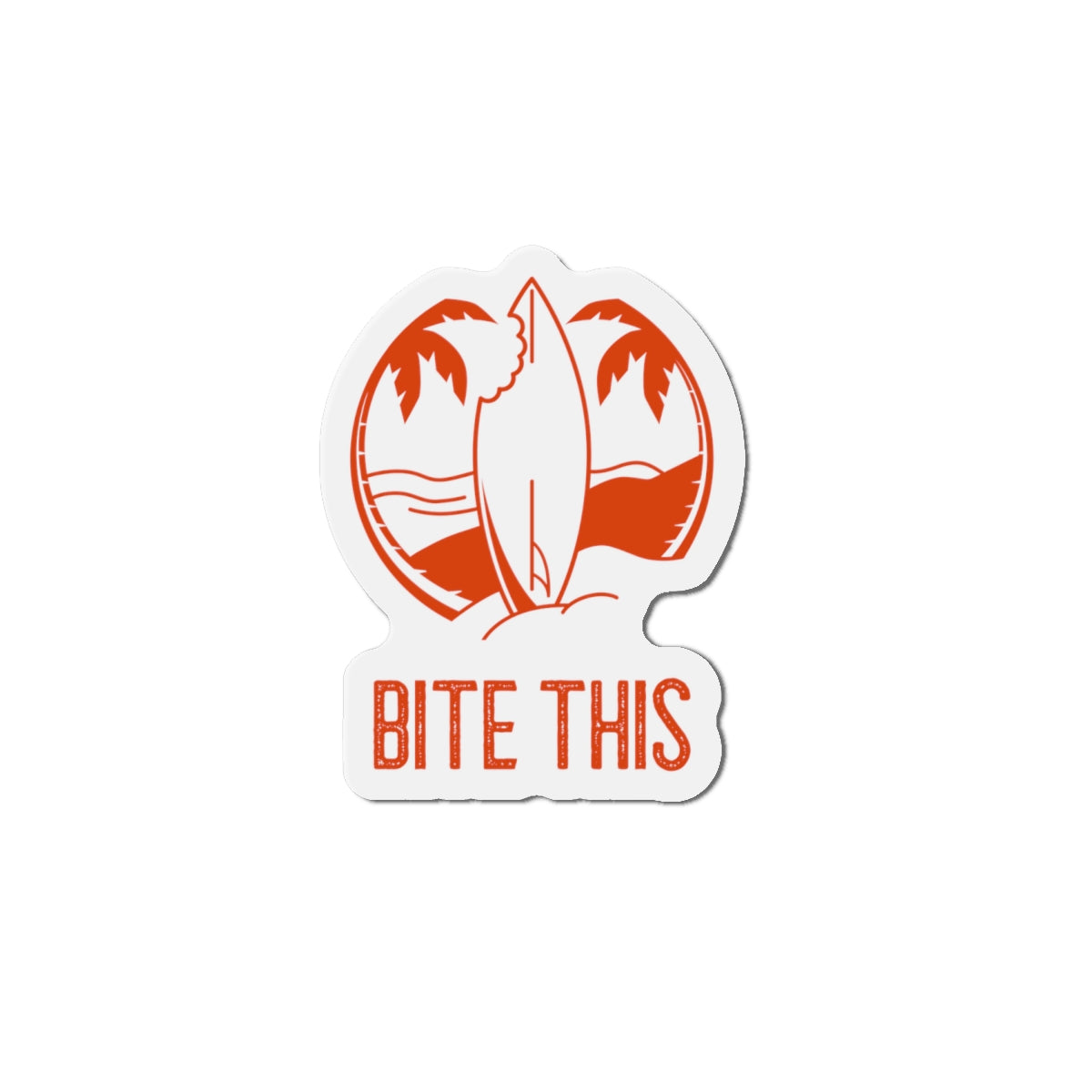 Bite this Die-Cut Magnets