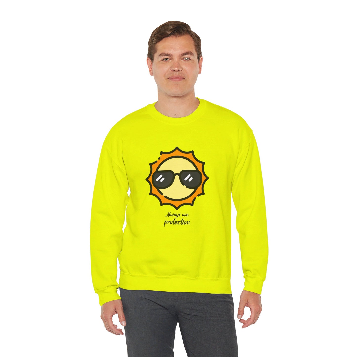 Always Use Protection Crewneck Sweatshirt