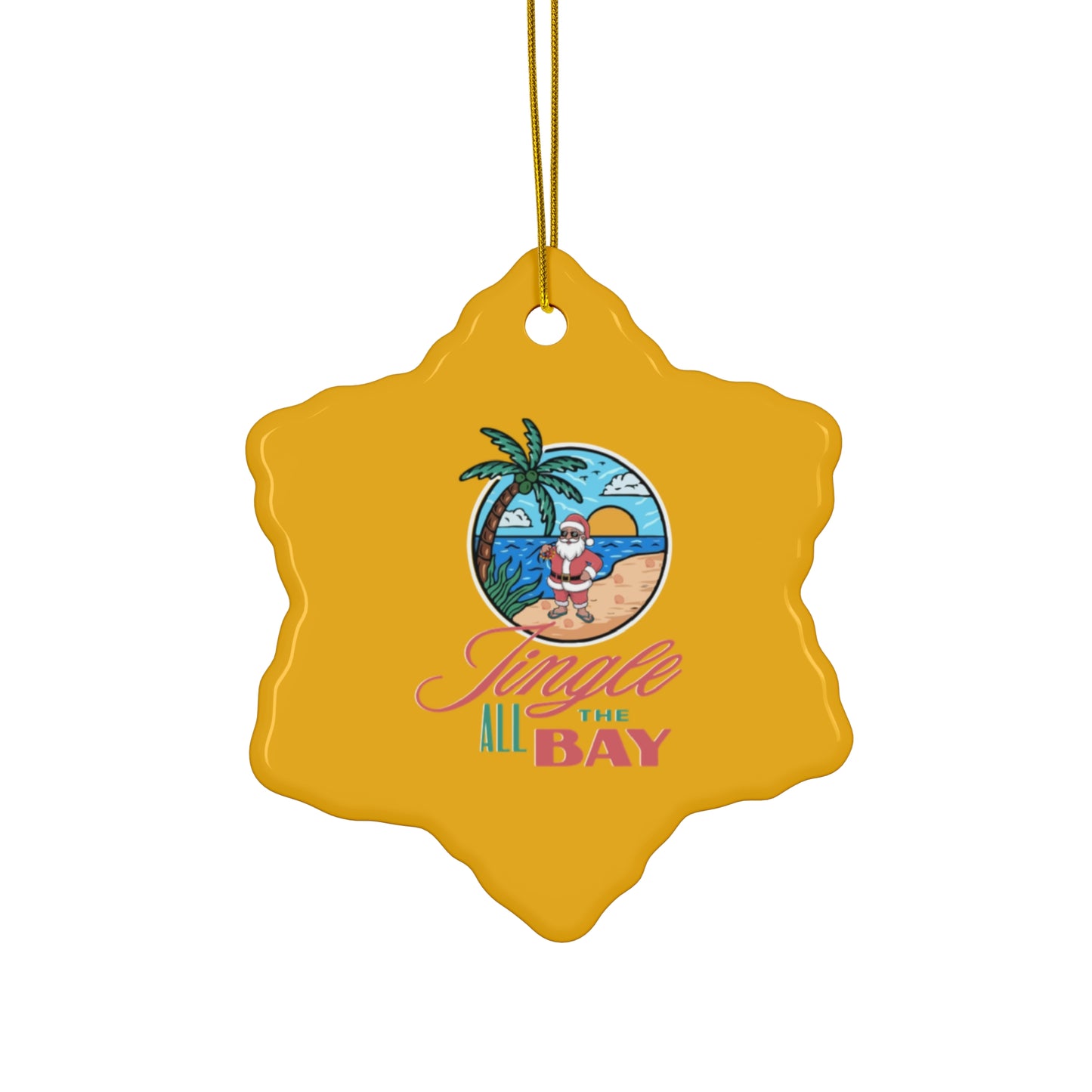 Ceramic Ornament - Jingle All the Bay
