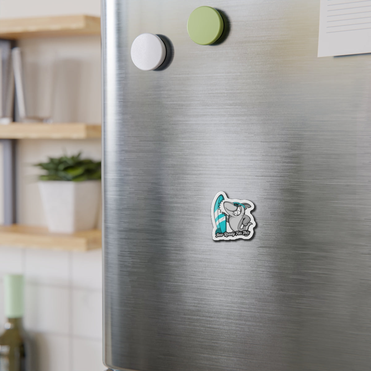 Jaw Ready for this Die-Cut Magnets
