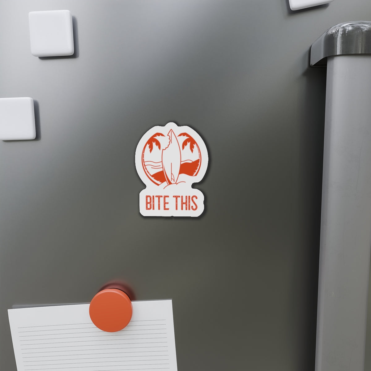 Bite this Die-Cut Magnets