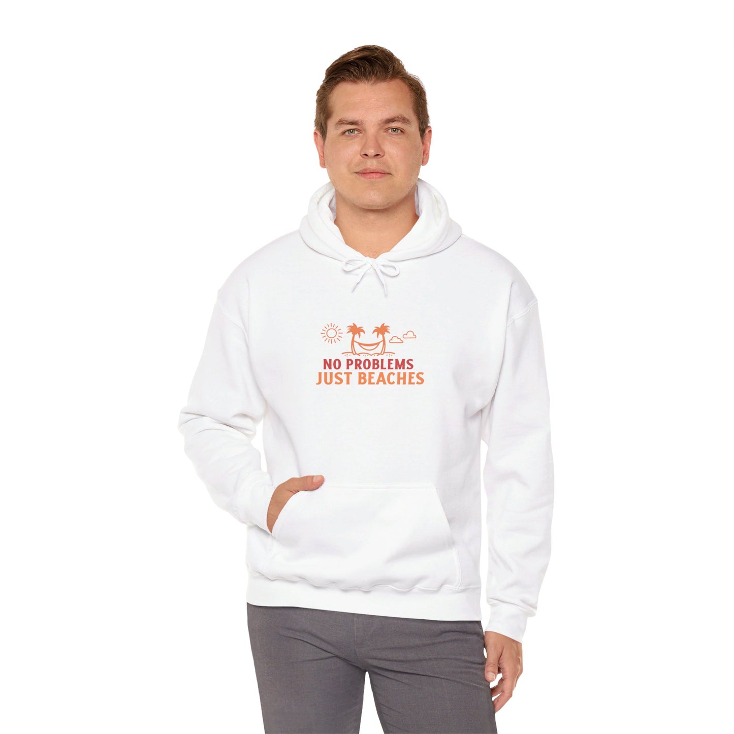 No Problems Just Beaches Hooded Sweatshirt