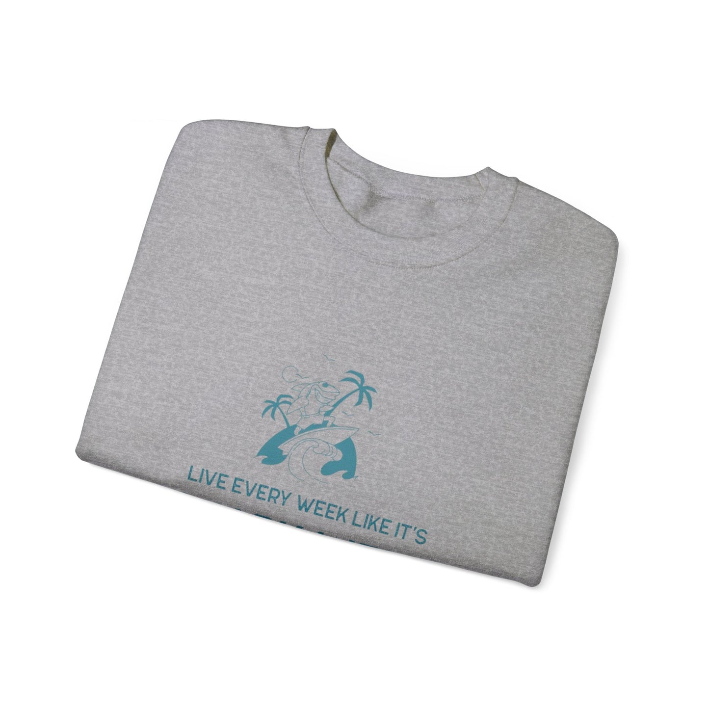 Live Every Week like it's Shark Week Crewneck Sweatshirt