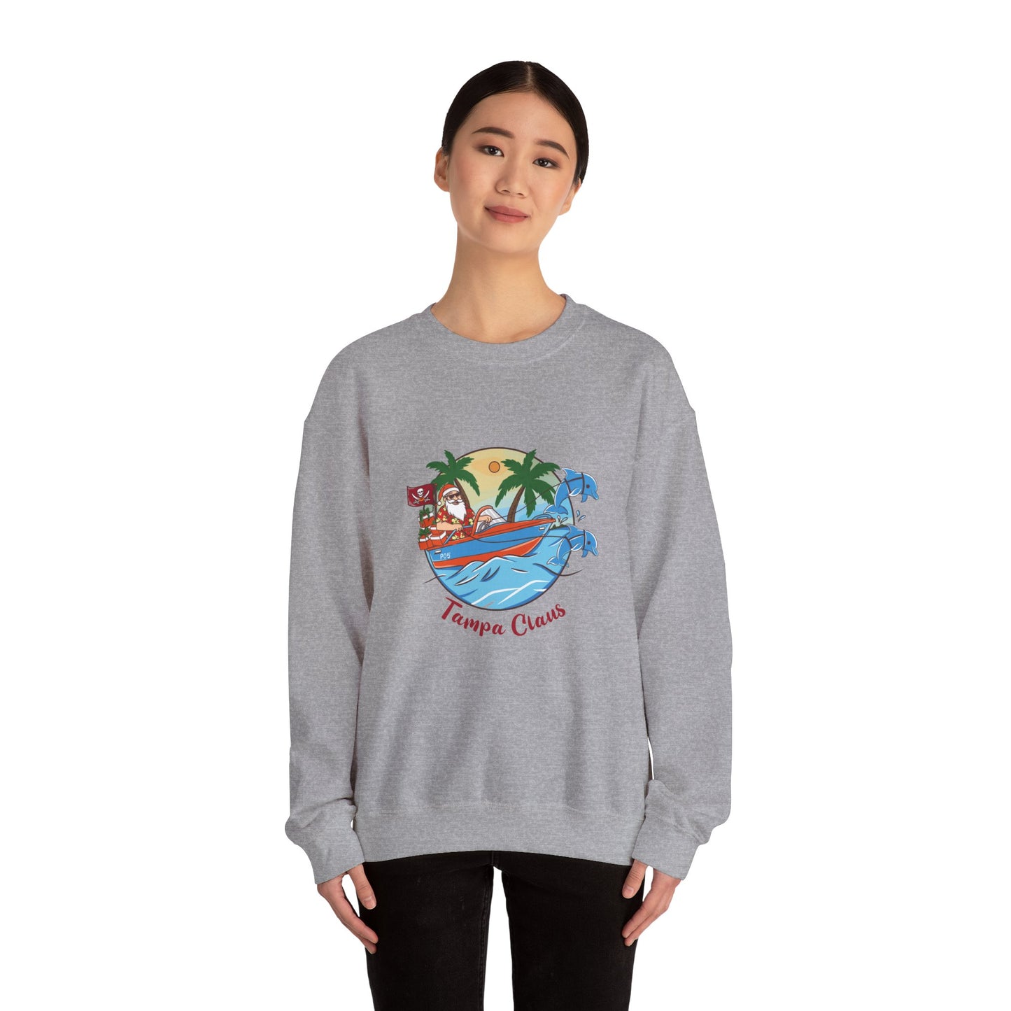 Unisex Crewneck Sweatshirt - Tampa Claus Design