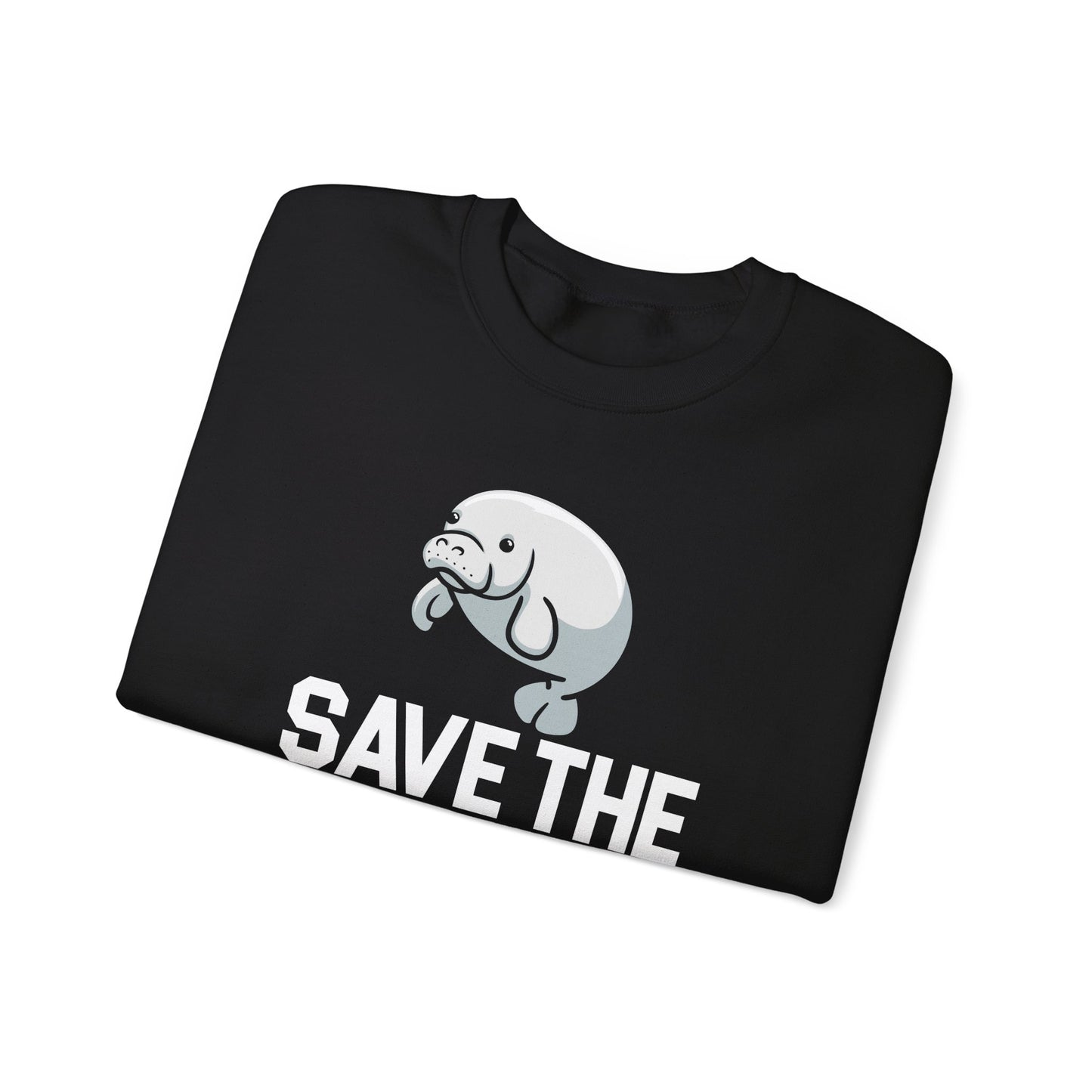 Save the Sea Cows (Manatees) Crew Neck Sweatshirt
