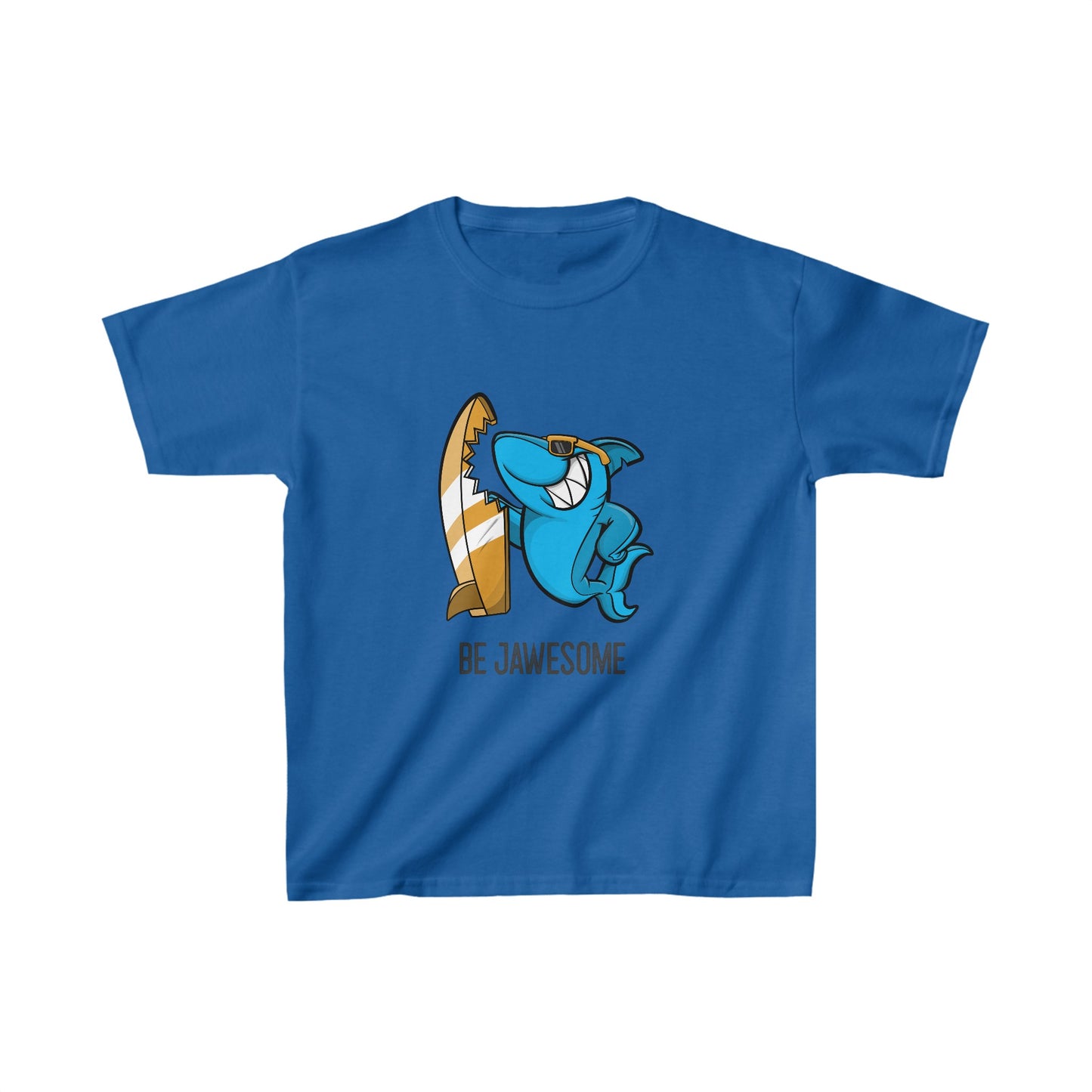Be Jawesome (Surfing Shark) Kids T-Shirt