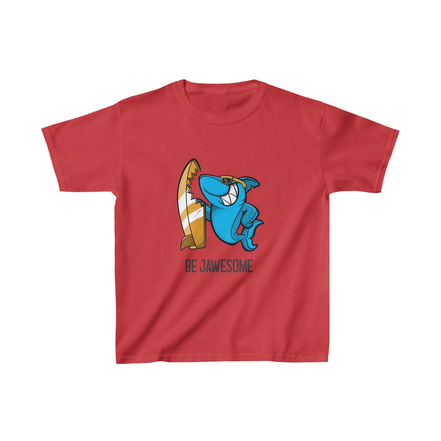Be Jawesome (Surfing Shark) Kids T-Shirt