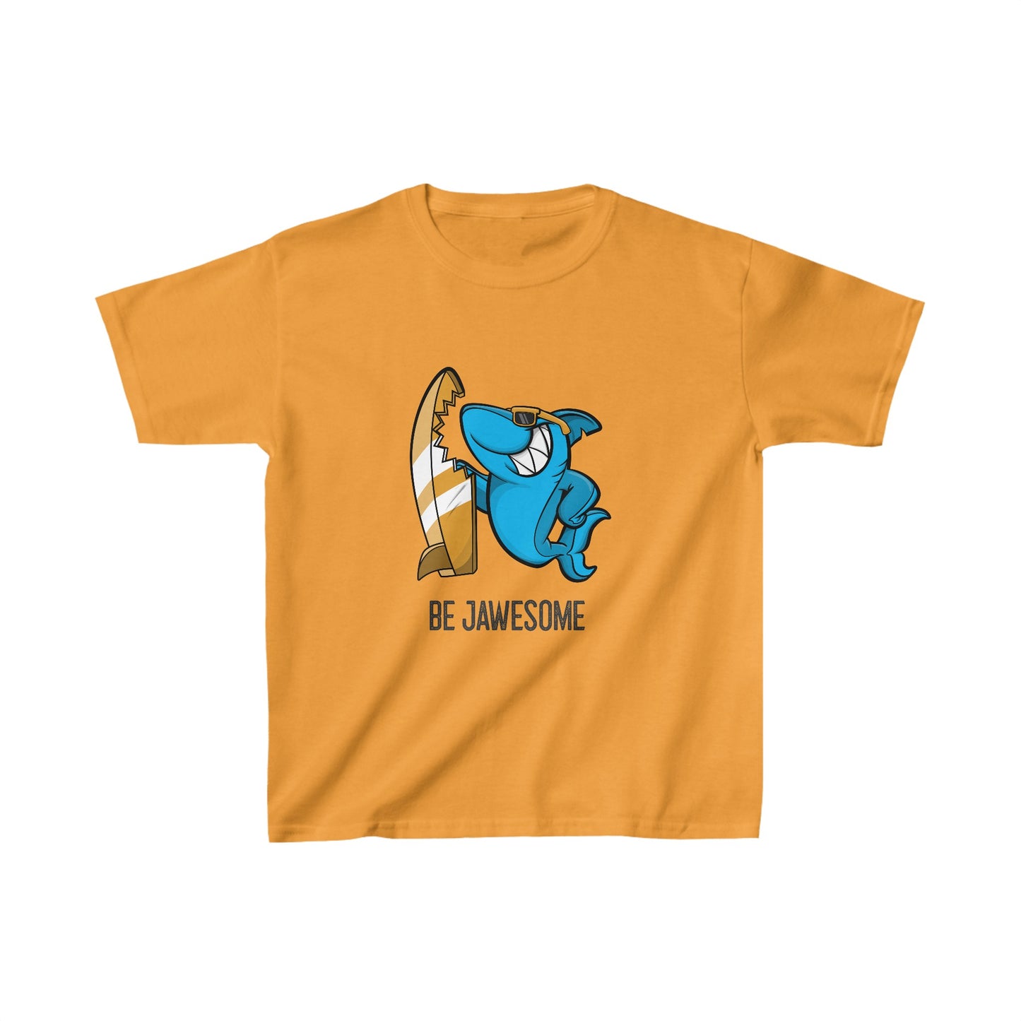 Be Jawesome (Surfing Shark) Kids T-Shirt