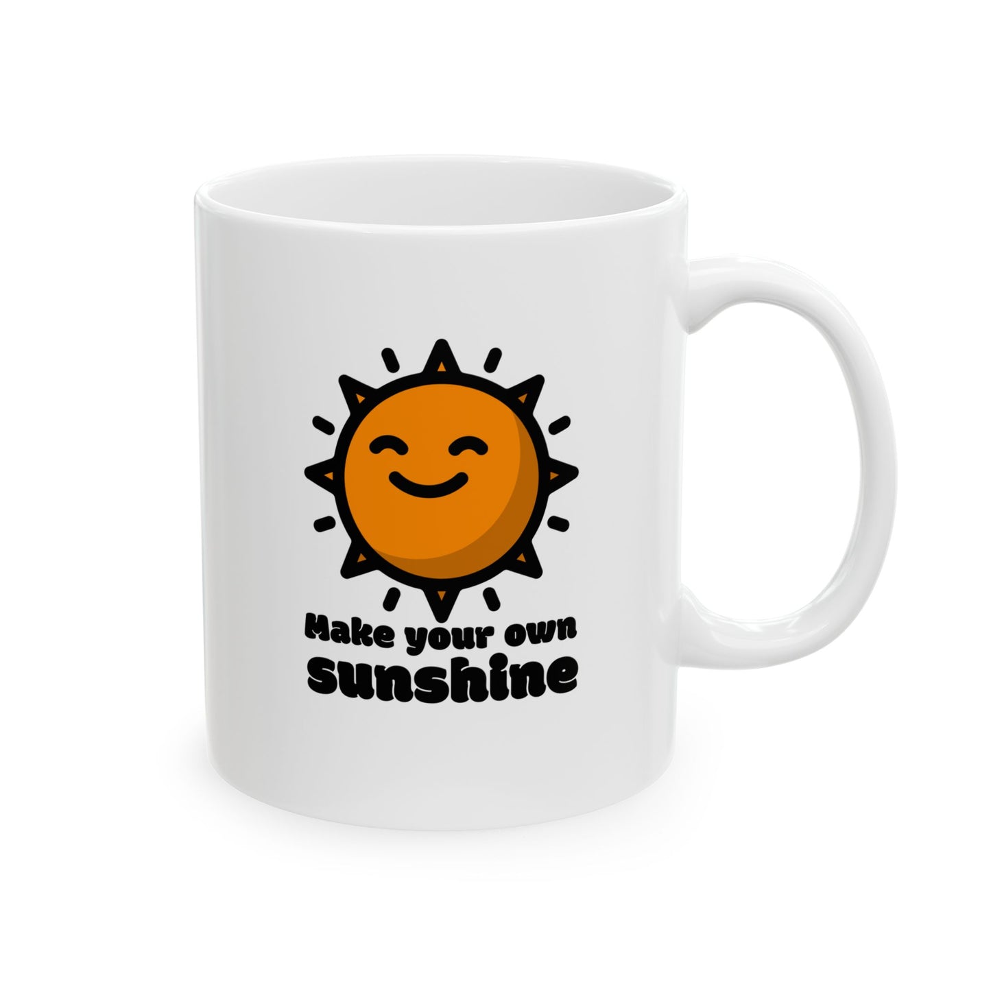 Make Your Own Sunshine Ceramic Mug, (11oz, 15oz)