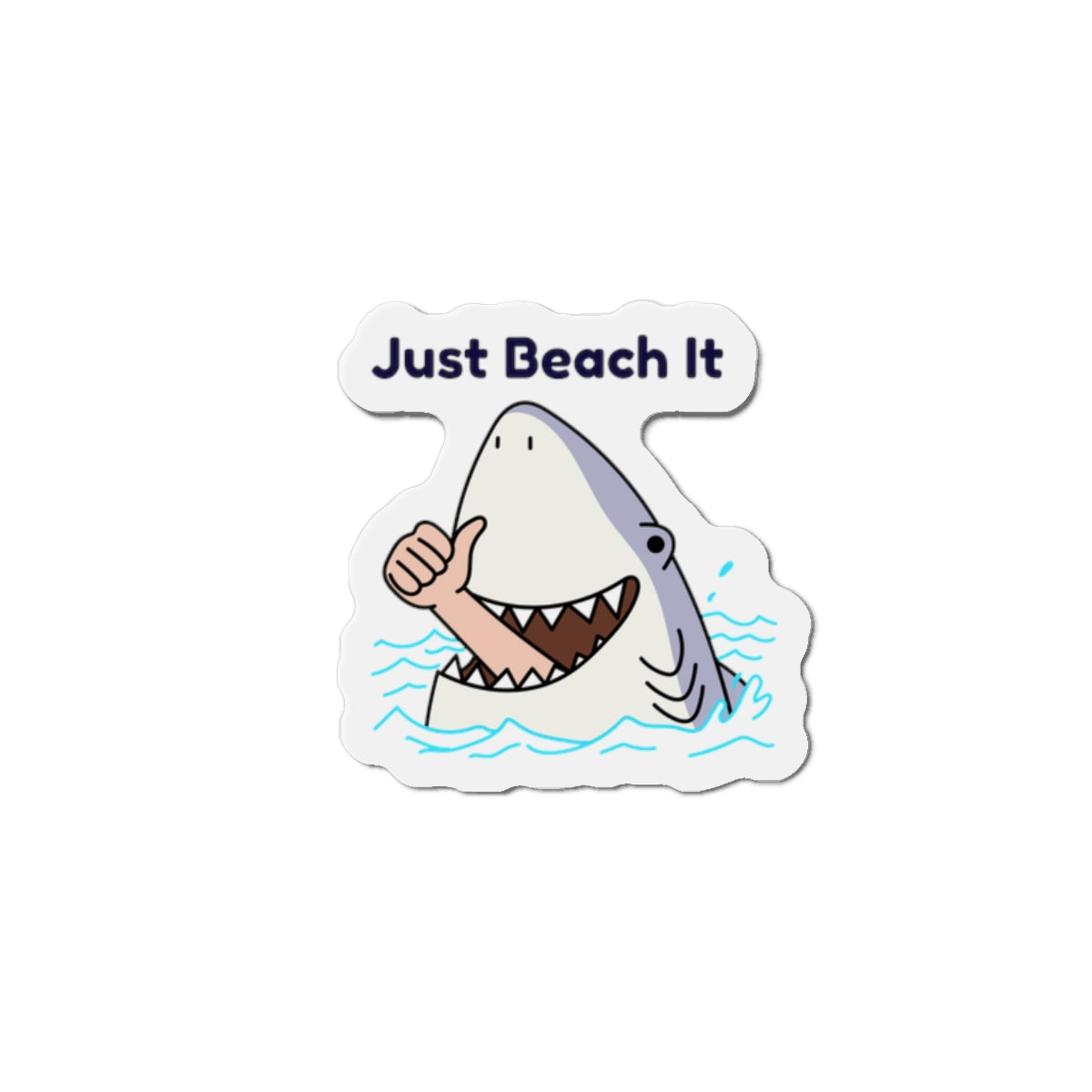Just Beach It Die-Cut Magnets