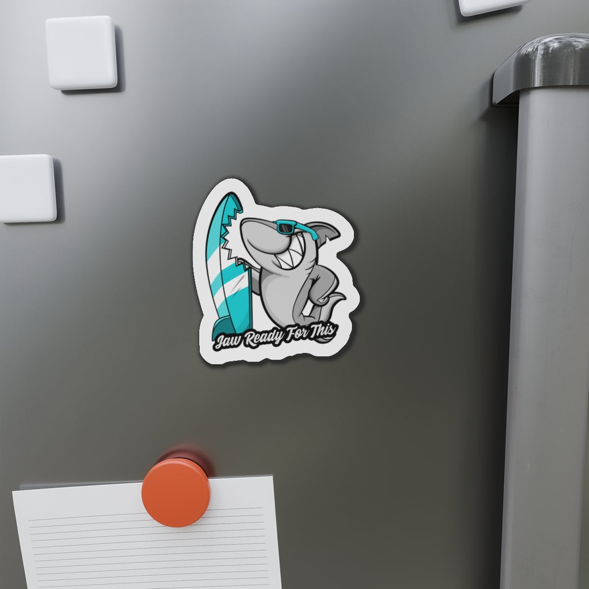 Jaw Ready for this Die-Cut Magnets