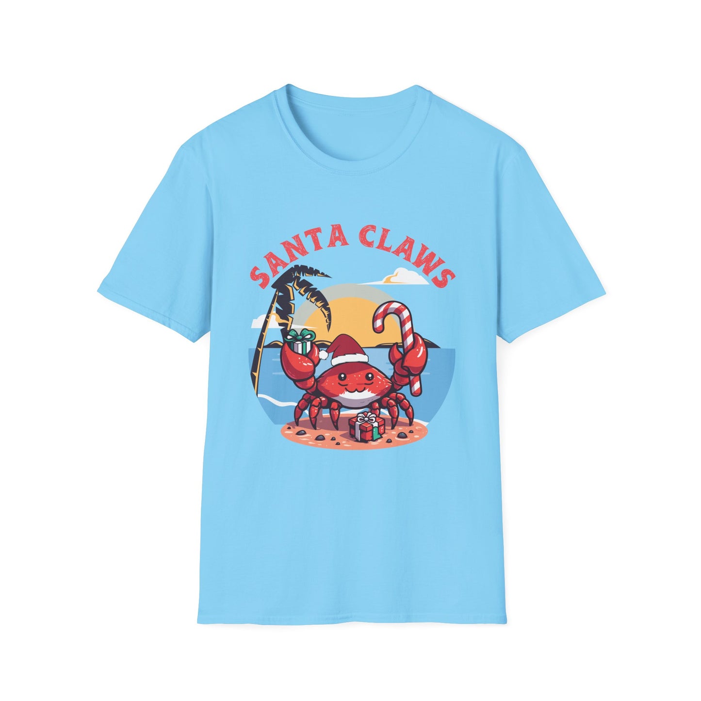 Santa Claws T-Shirt - Festive and Playful Holiday Wear