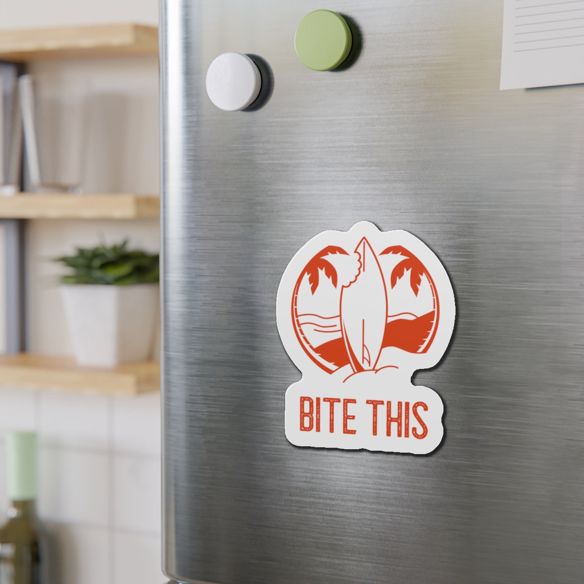 Bite this Die-Cut Magnets