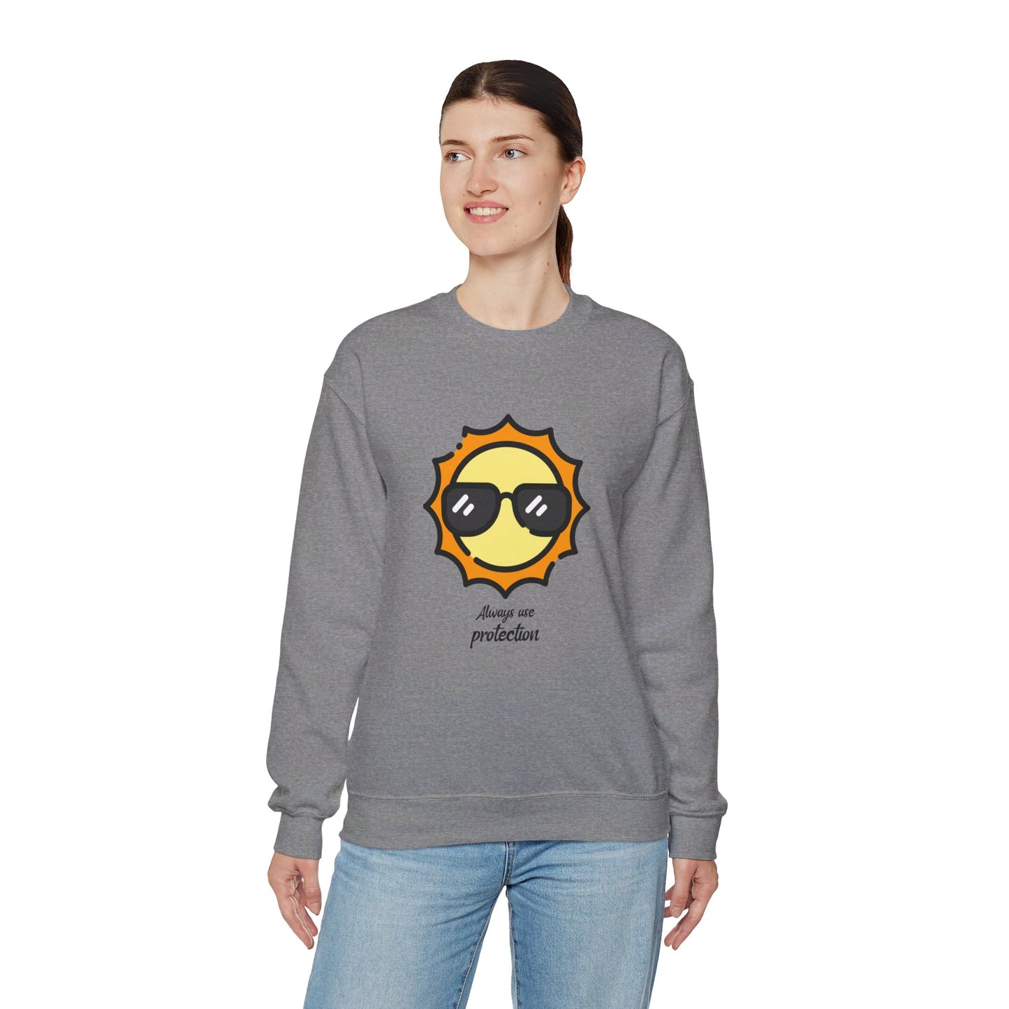 Always Use Protection Crewneck Sweatshirt