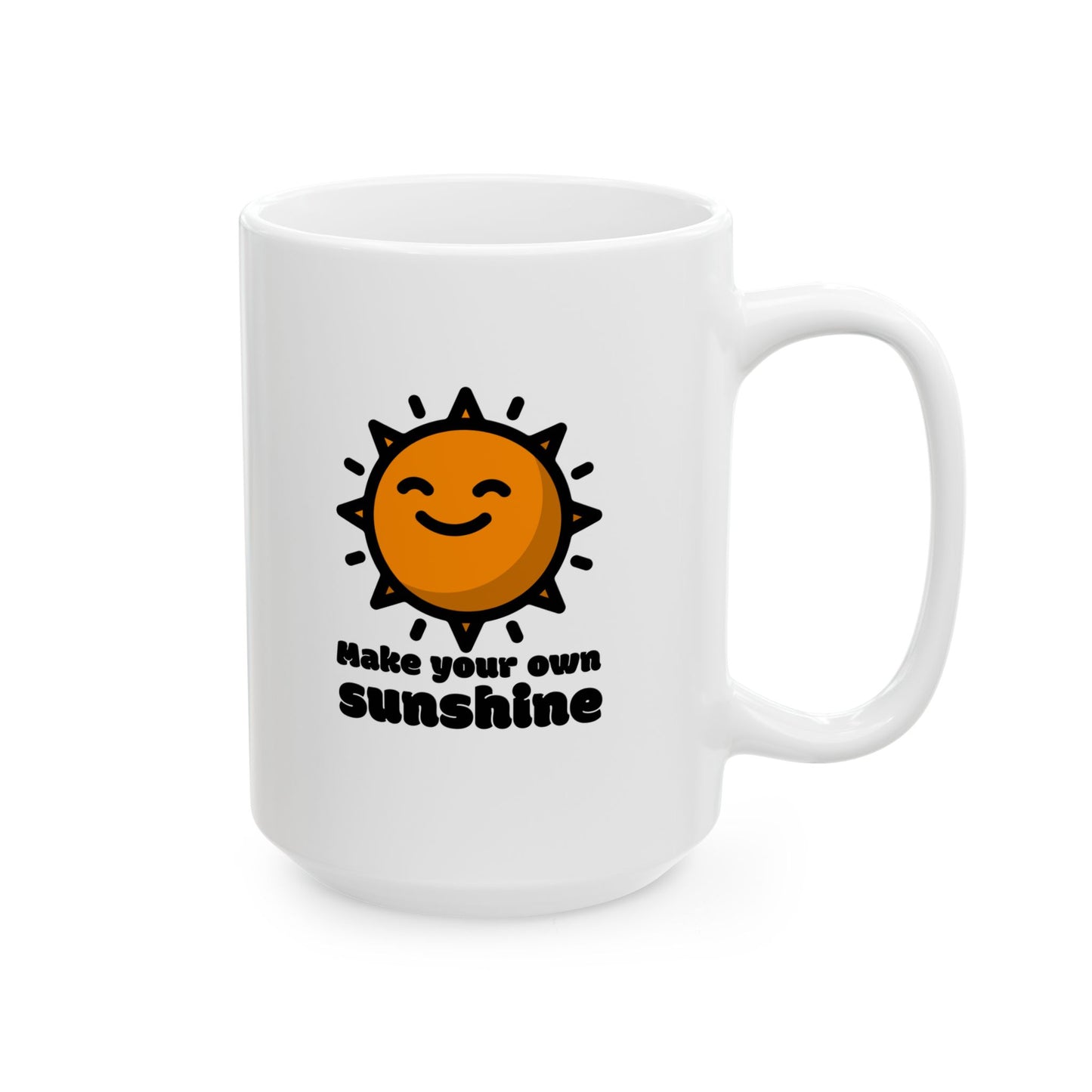 Make Your Own Sunshine Ceramic Mug, (11oz, 15oz)