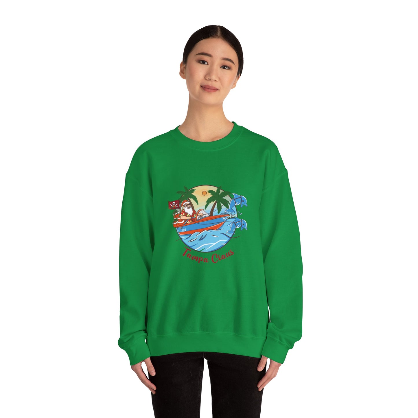 Unisex Crewneck Sweatshirt - Tampa Claus Design