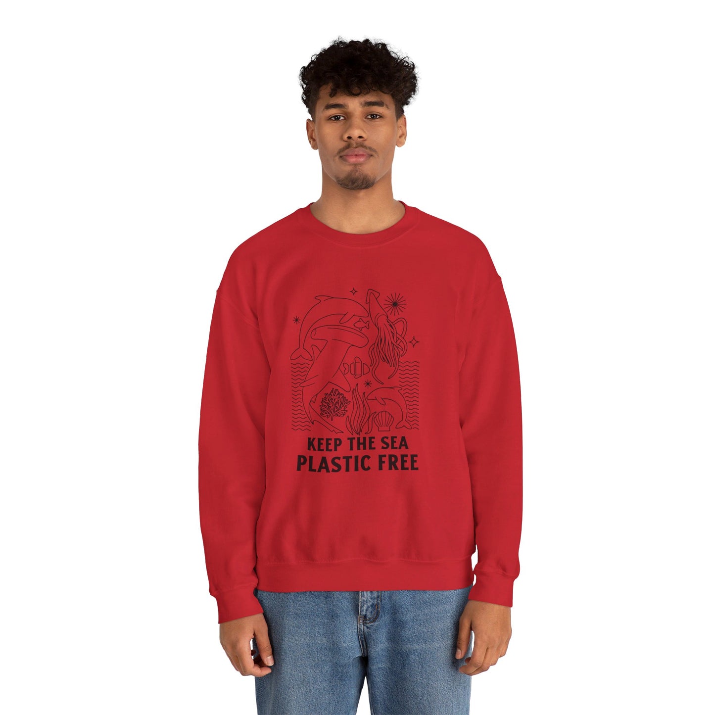 Keep the Sea Plastic Free Crewneck Sweatshirt