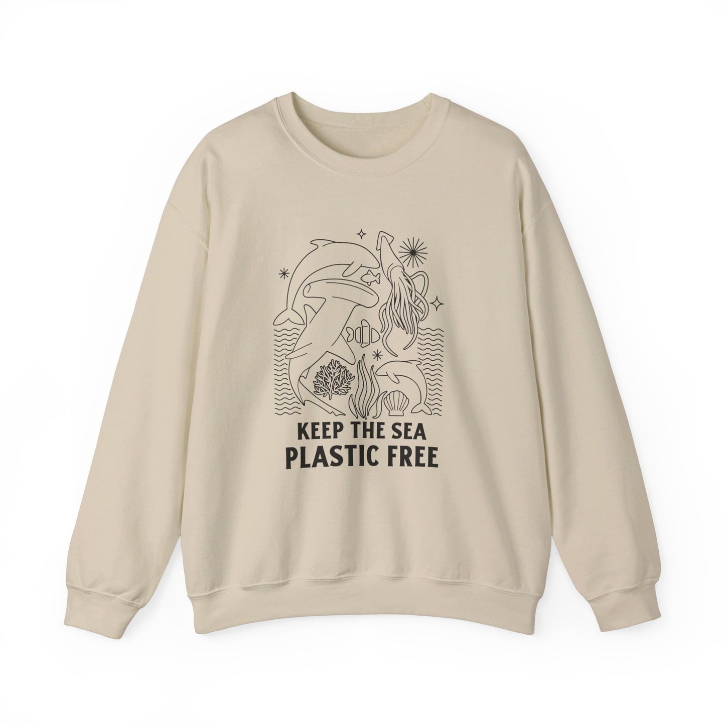 Keep the Sea Plastic Free Crewneck Sweatshirt