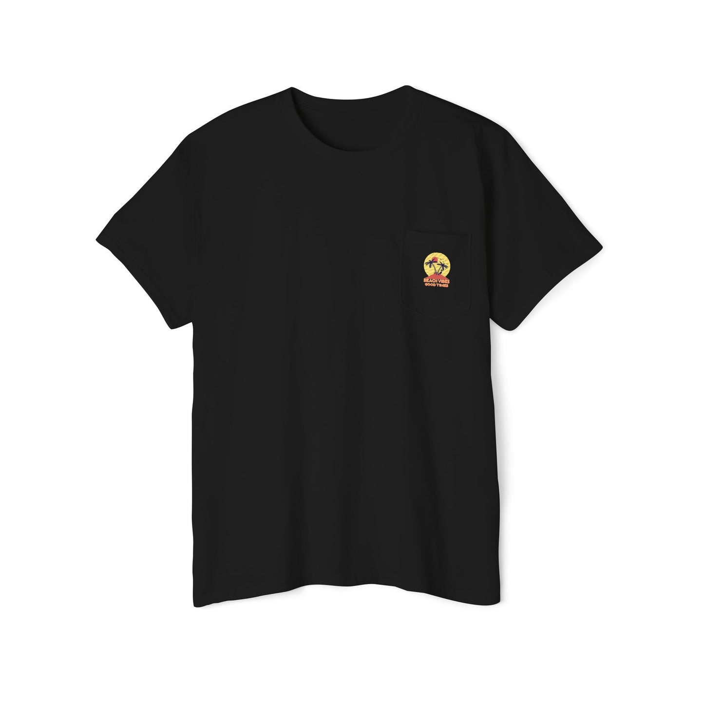 Beach Vibes Good Times Pocket Tee