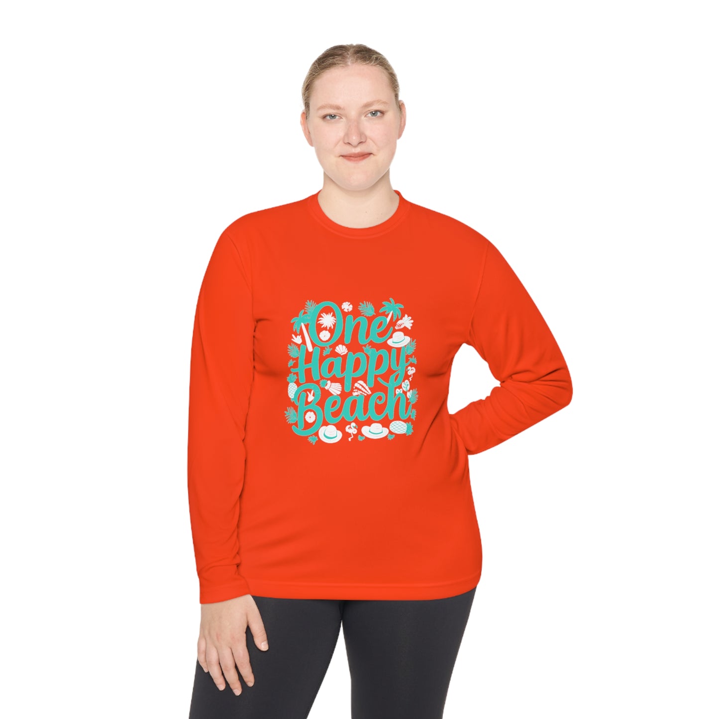 One Happy Beach Lightweight Long Sleeve Fishing Tee