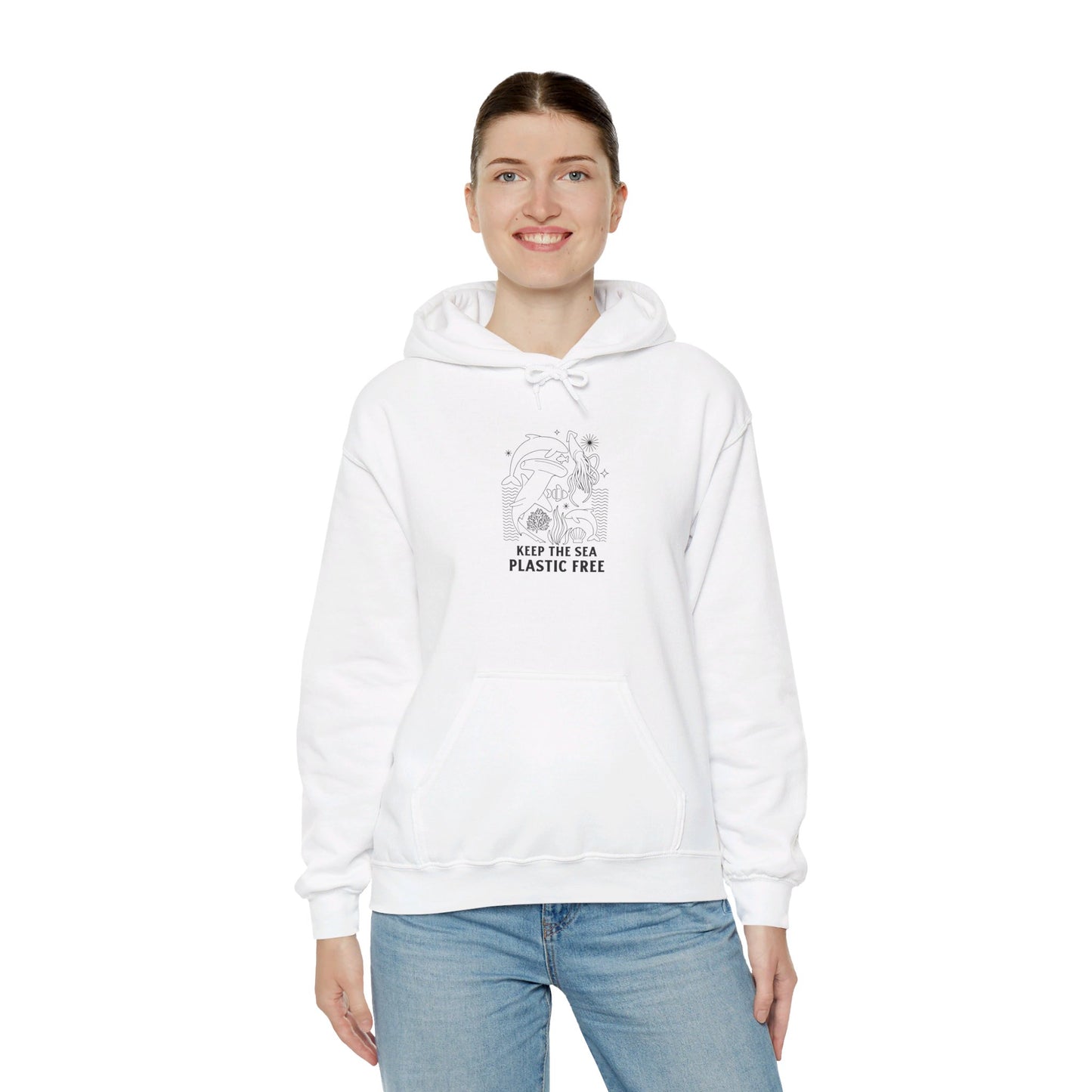 Keep The Sea Plastic Free Hooded Sweatshirt