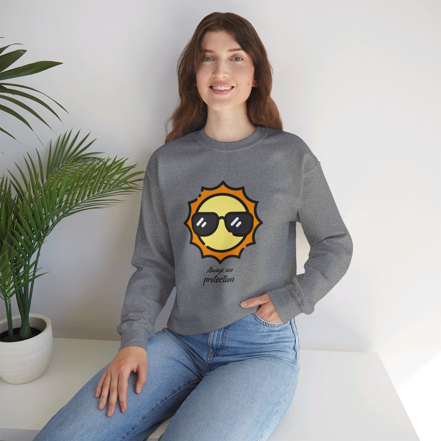 Always Use Protection Crewneck Sweatshirt