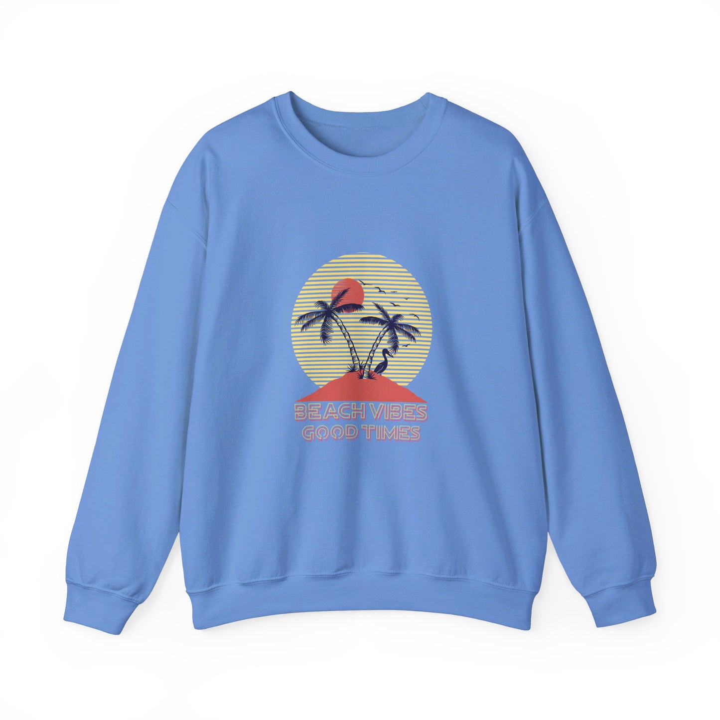 Beach Vibes Good Times Crewneck Sweatshirt