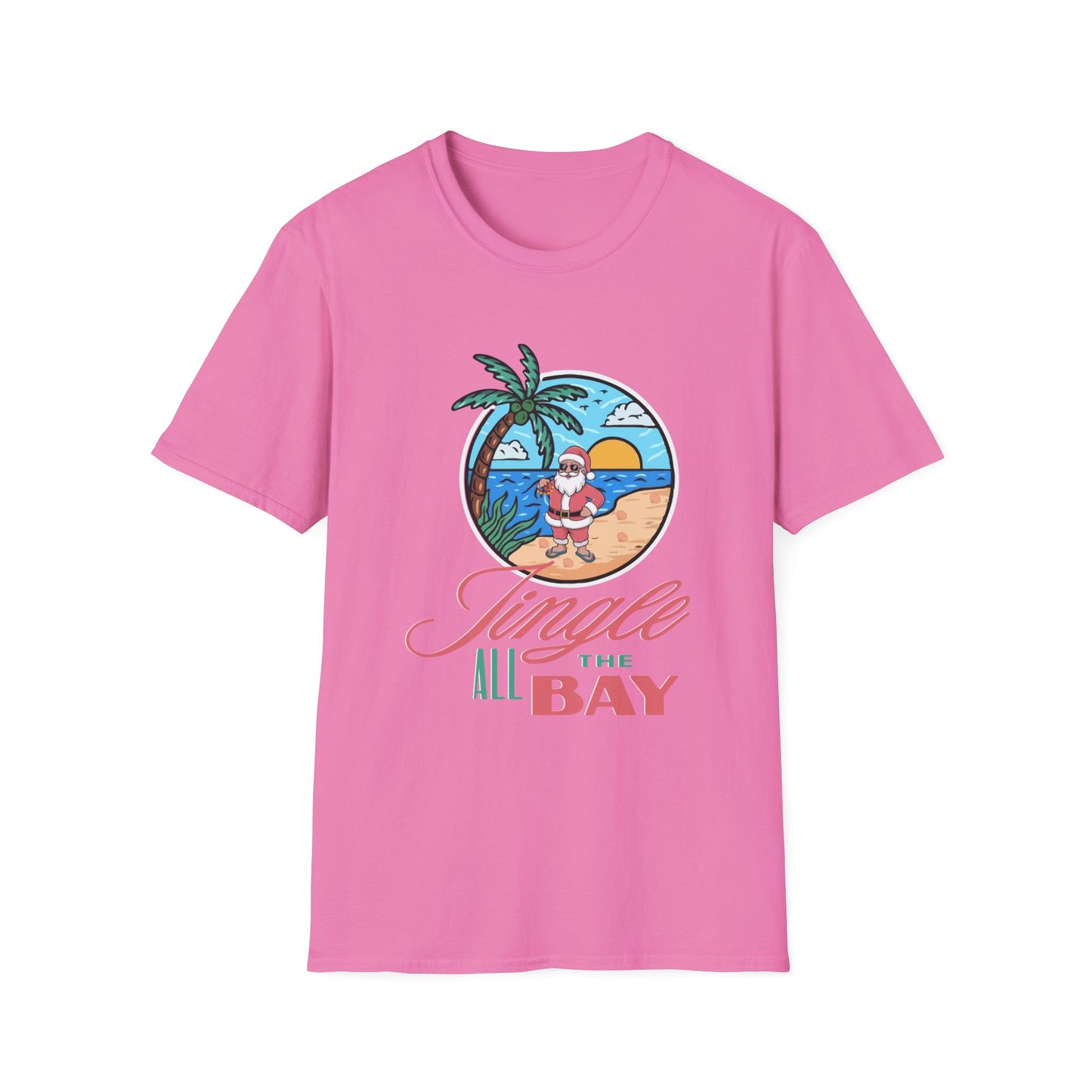 Jingle All the Bay T-Shirt - Festive and Playful Holiday Wear