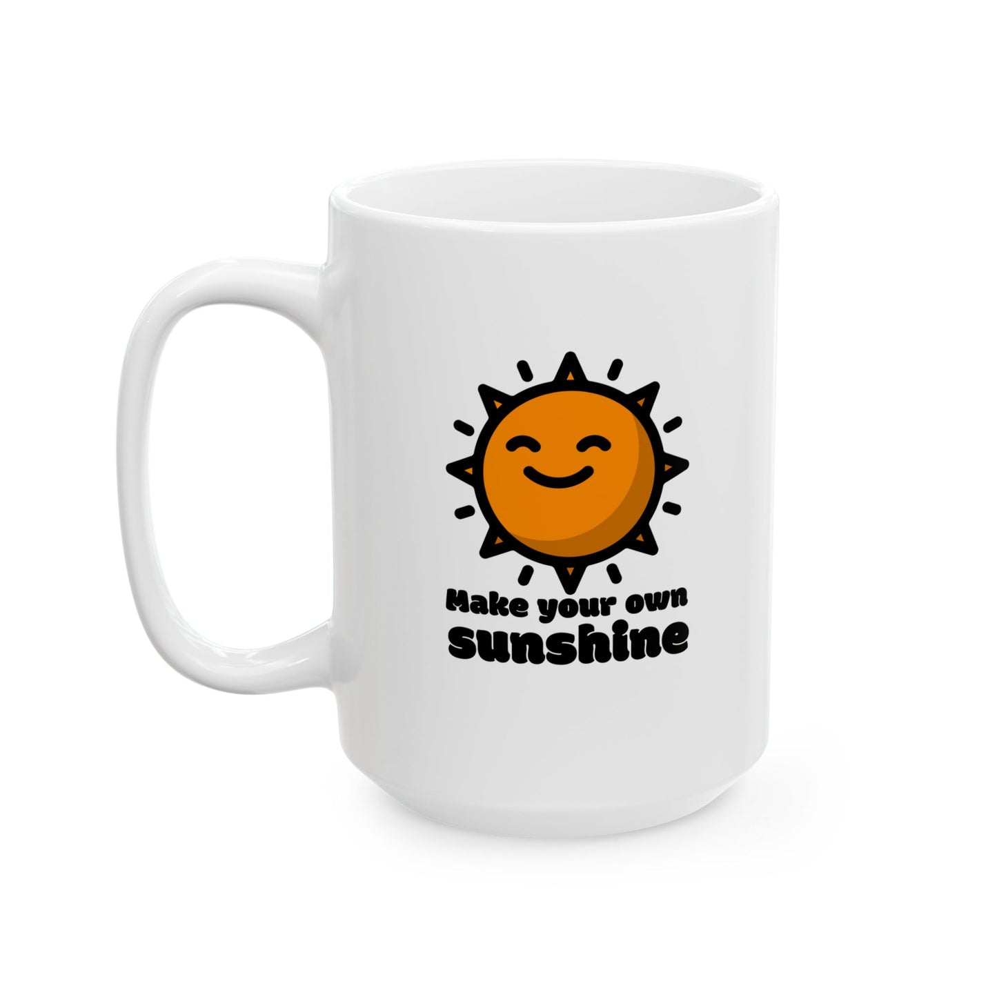 Make Your Own Sunshine Ceramic Mug, (11oz, 15oz)